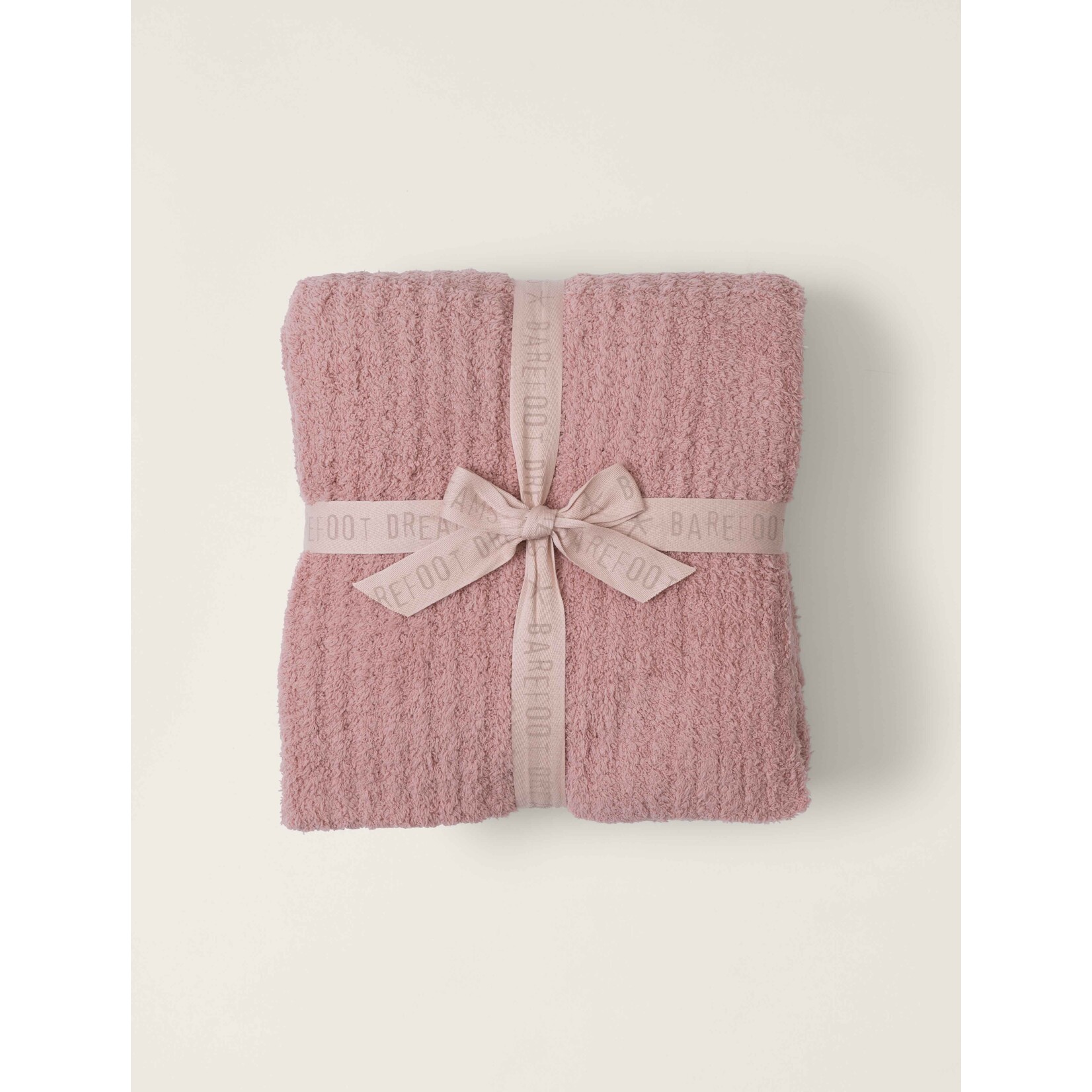 Barefoot Dreams CozyChic Ribbed Throw Dusty Coral