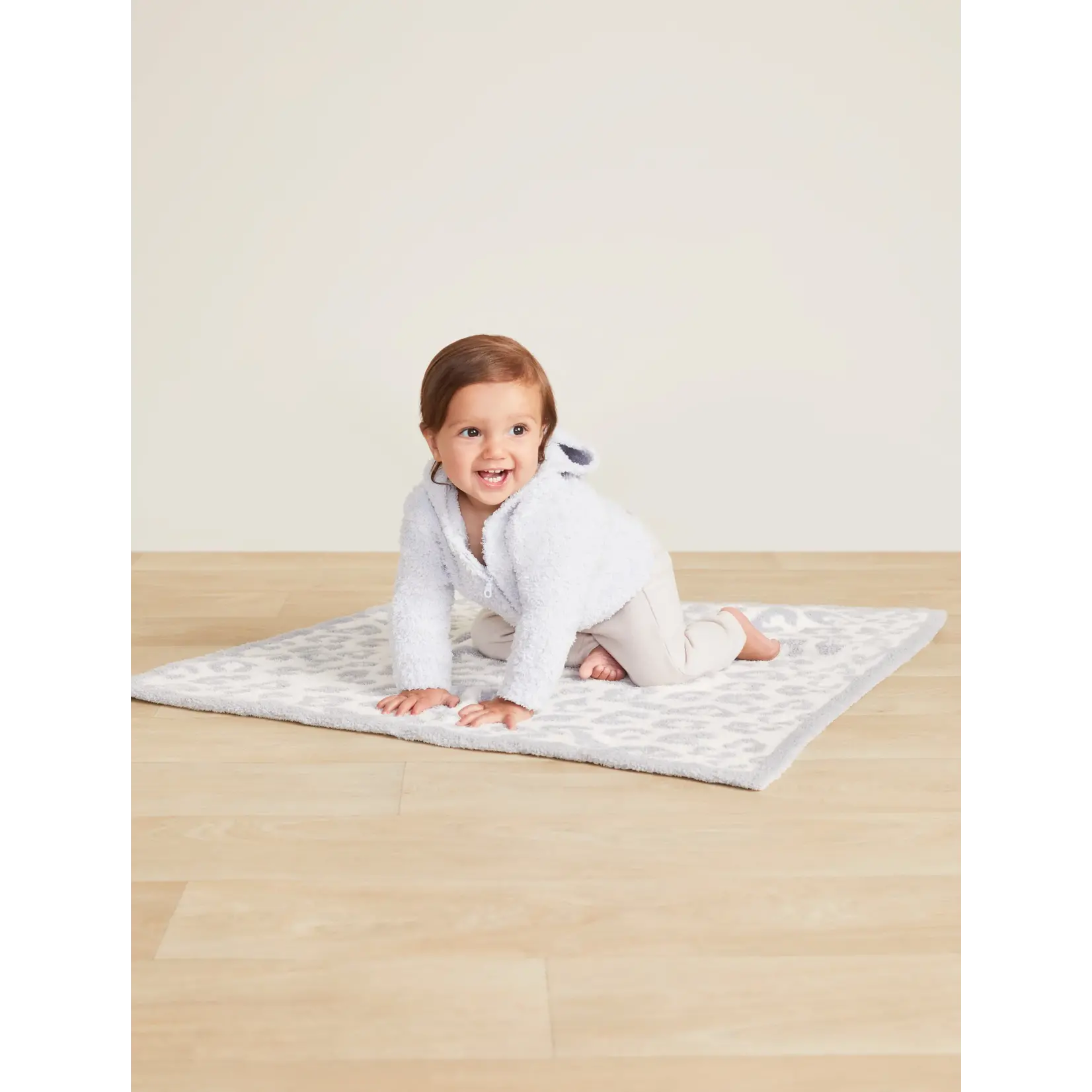 Barefoot Dreams CC BITW Baby Blanket Ocean/Cream