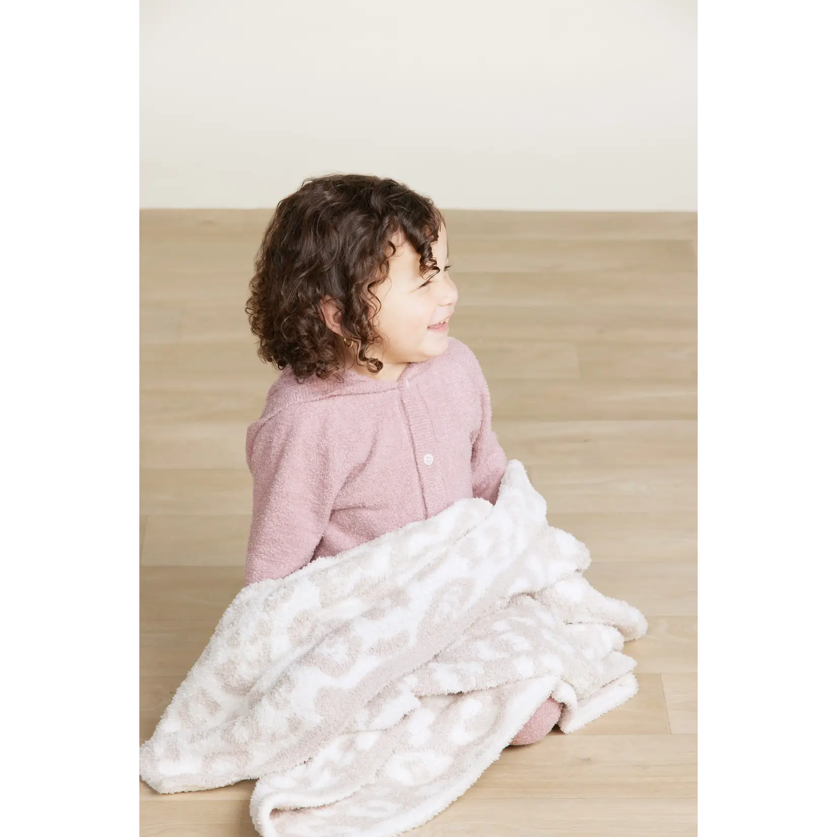 Barefoot Dreams CC BITW Baby Blanket Stone/Cream
