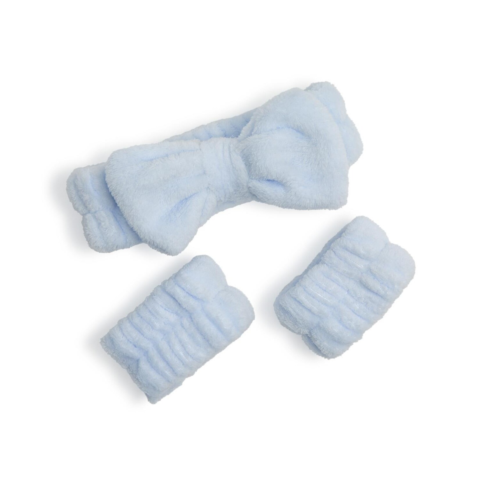 Two's Company Head to Glow Spa Headband and Wristband Set