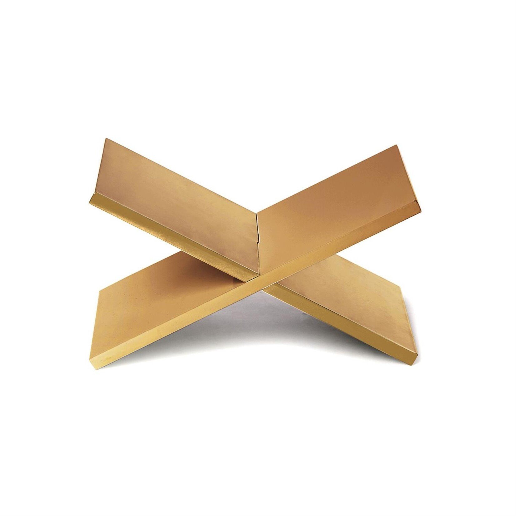 Two's Company Libreria Gold Leaf Book Stand