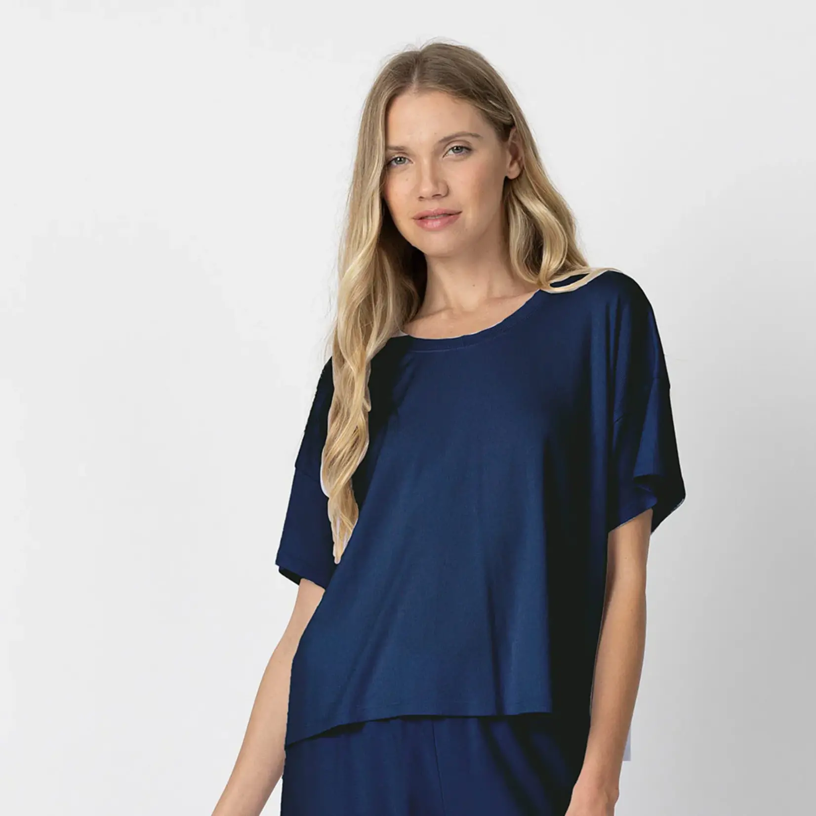 PJ Harlow Ricky Top Navy Large