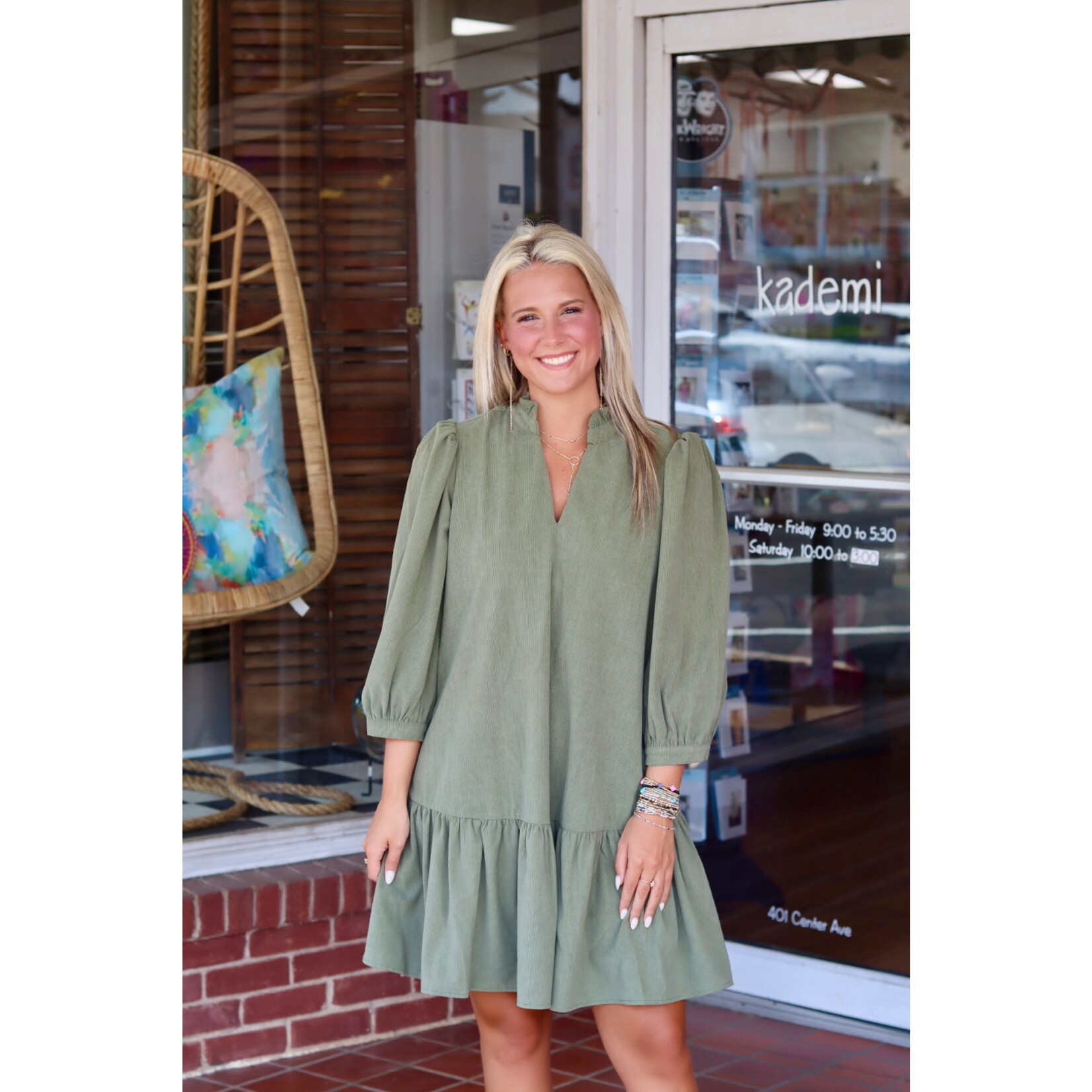 Mary Square Naomi Vineyard Dress