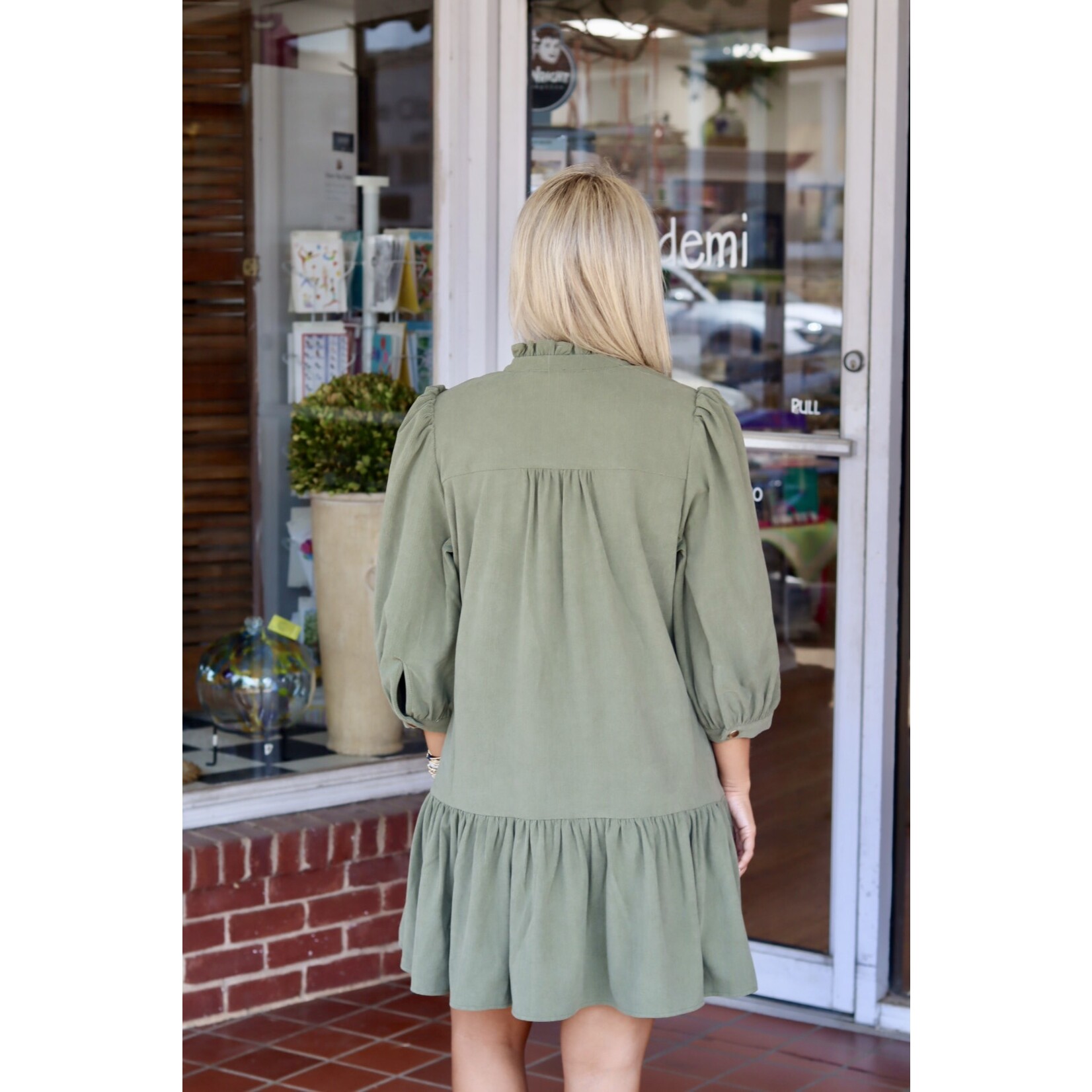 Mary Square Naomi Vineyard Dress