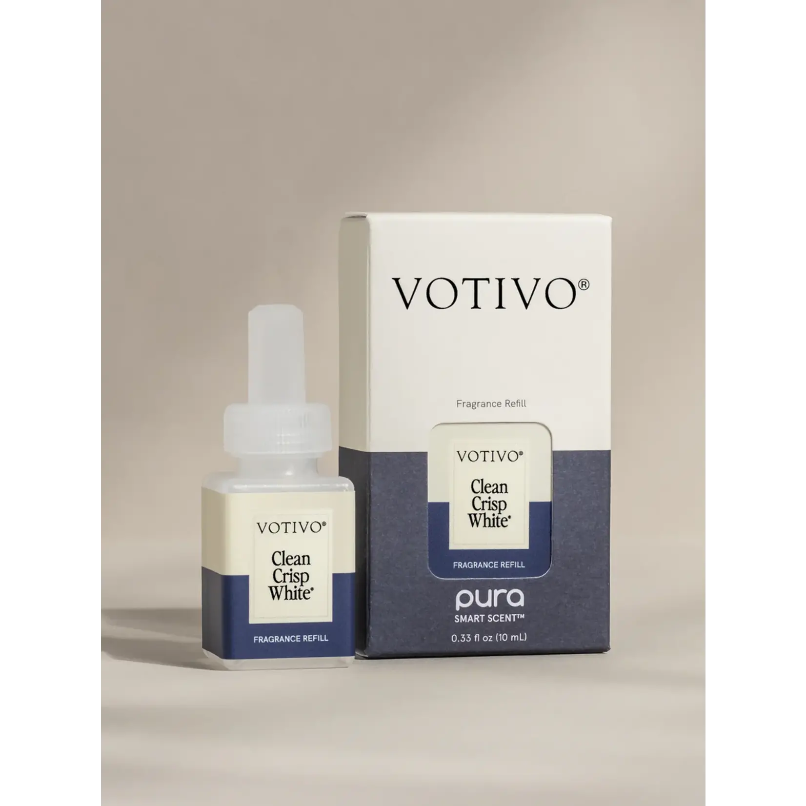 Votivo Pura + Votivo Refill Clean Crisp White