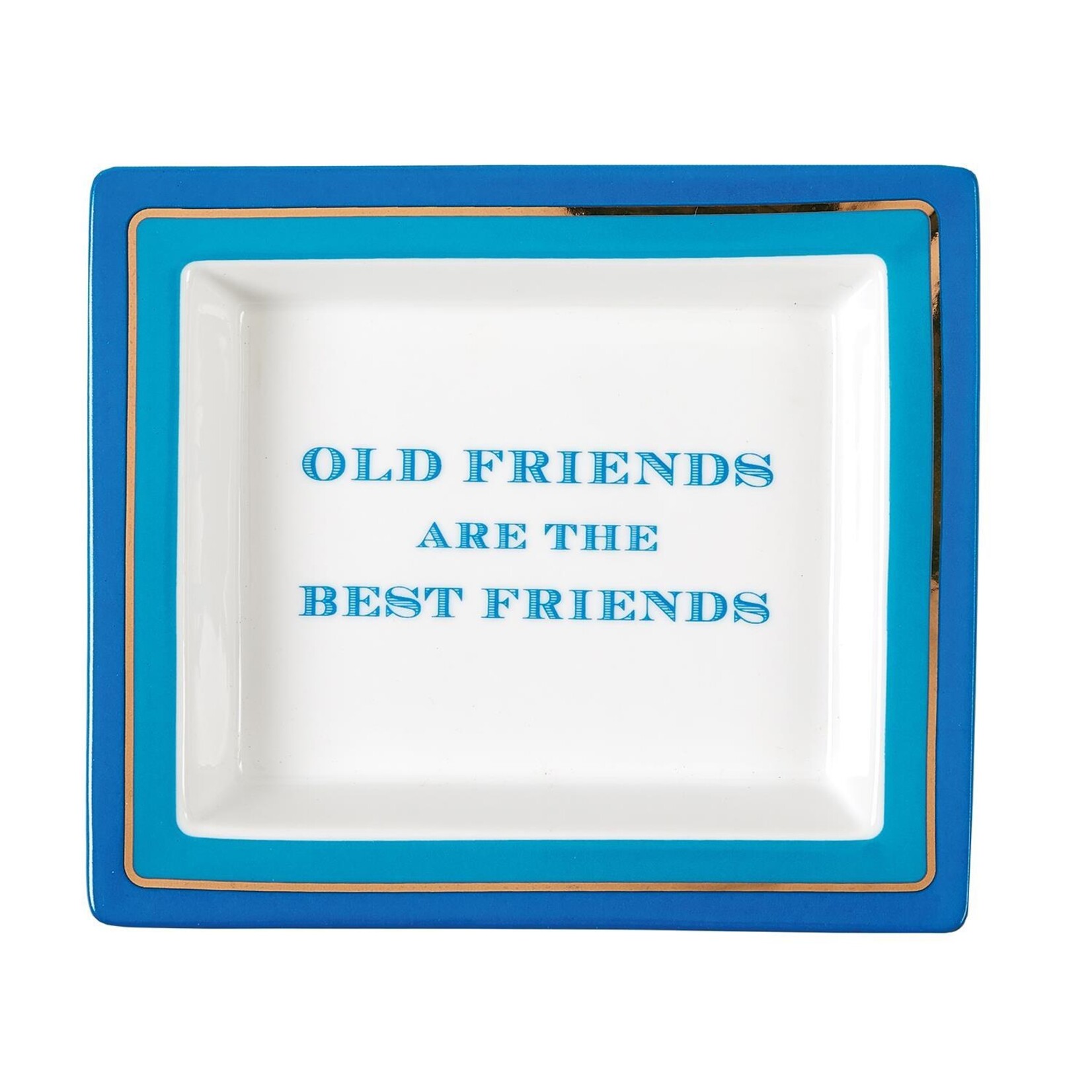 Two's Company Old Friends Tray in Gift Box