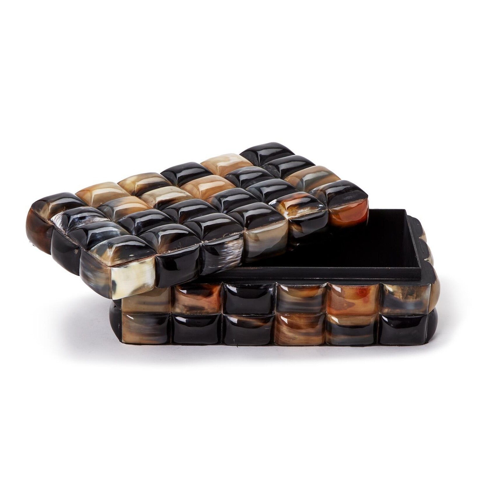 Two's Company Horn of Plenty Orbicular Covered Box