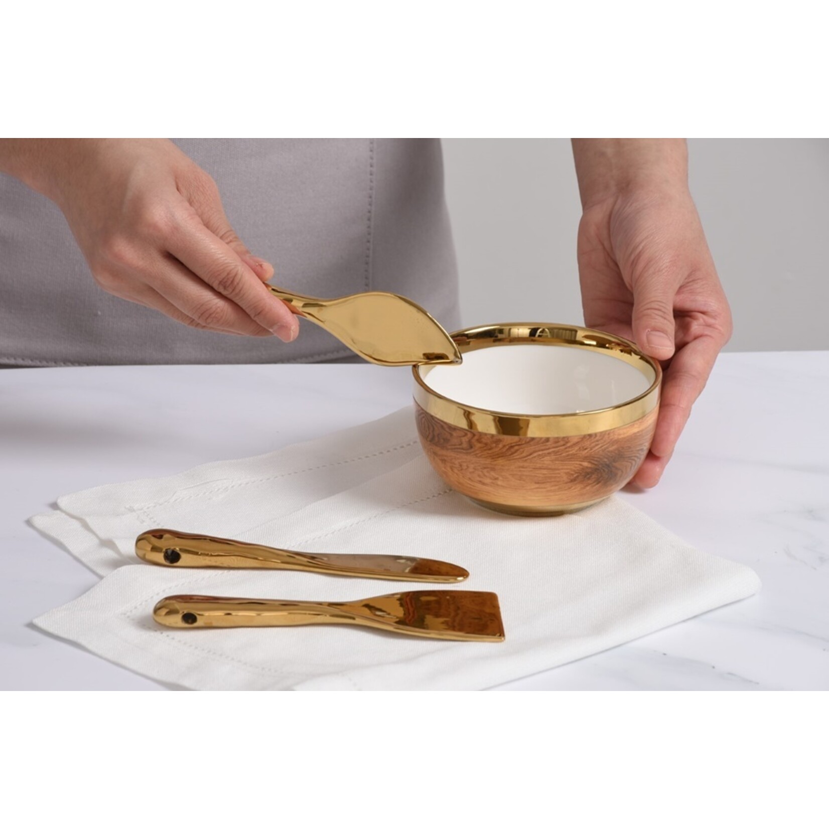 Pampa Bay Madera Set of 3 Cheese Knives