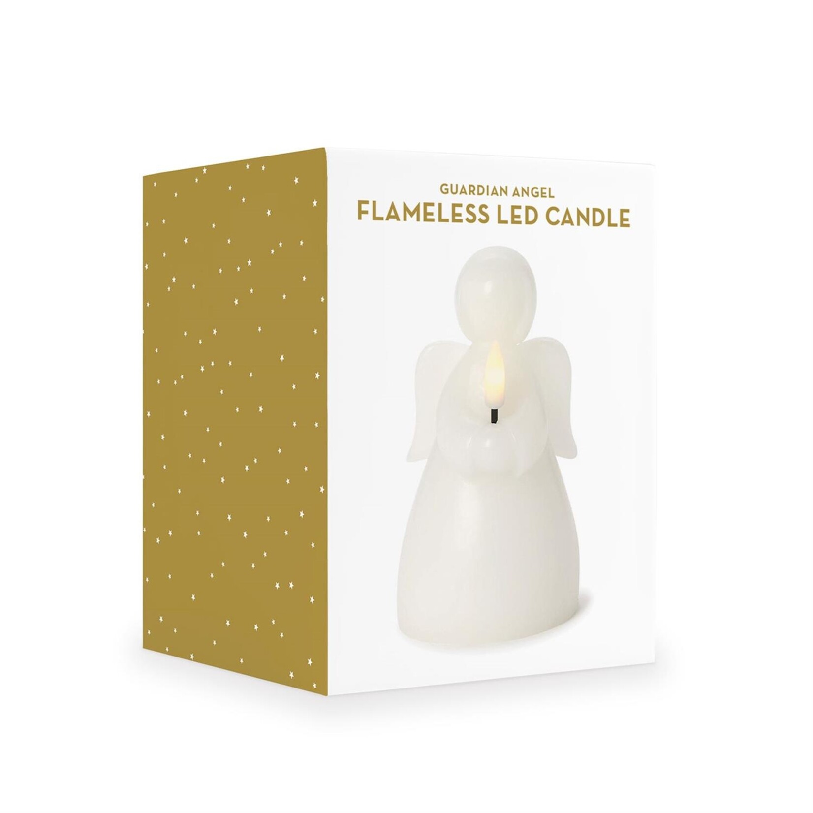 Two's Company Guardian Angel Flameless Candle Decor in Gift Box