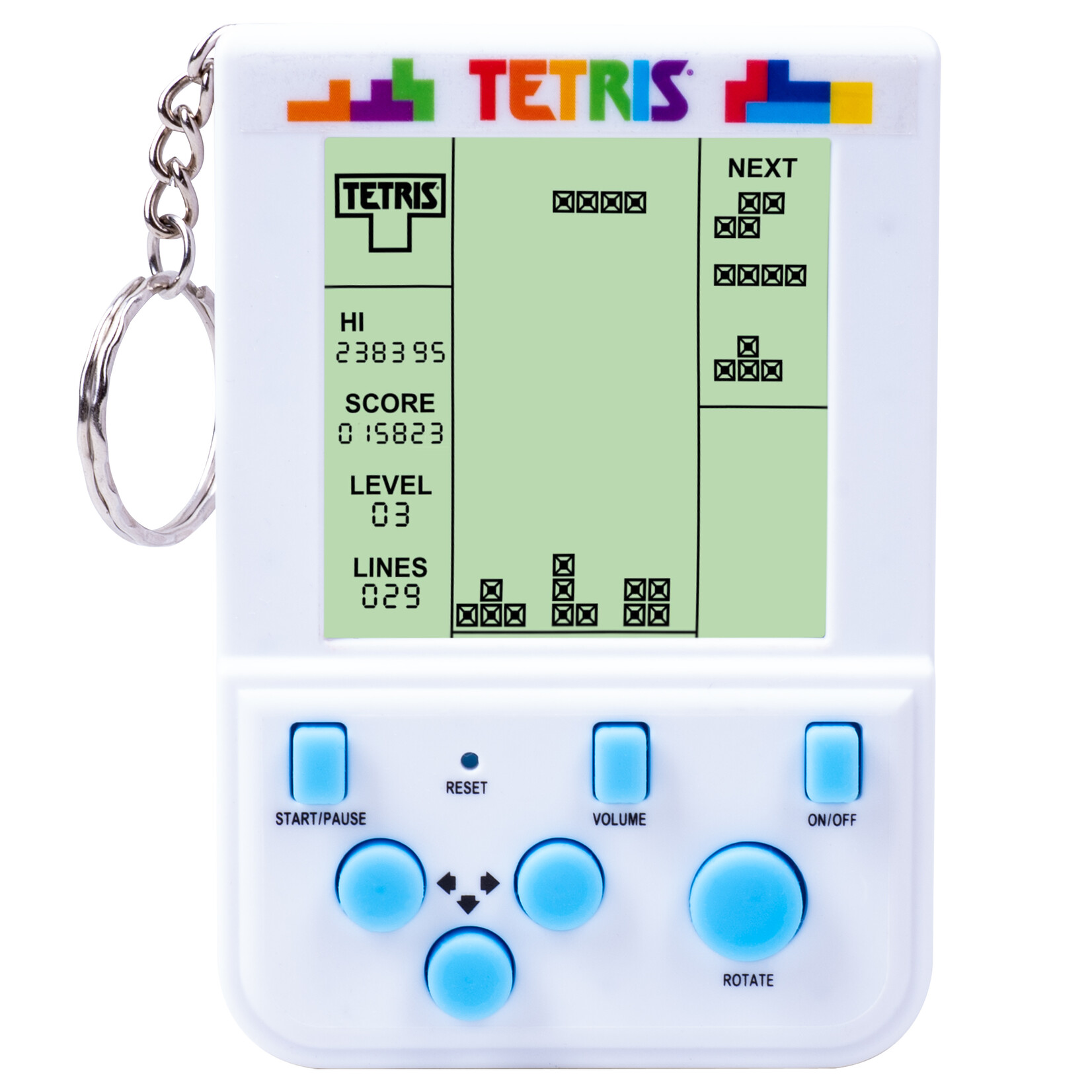 Fizz Creations Tetris Keyring Arcade