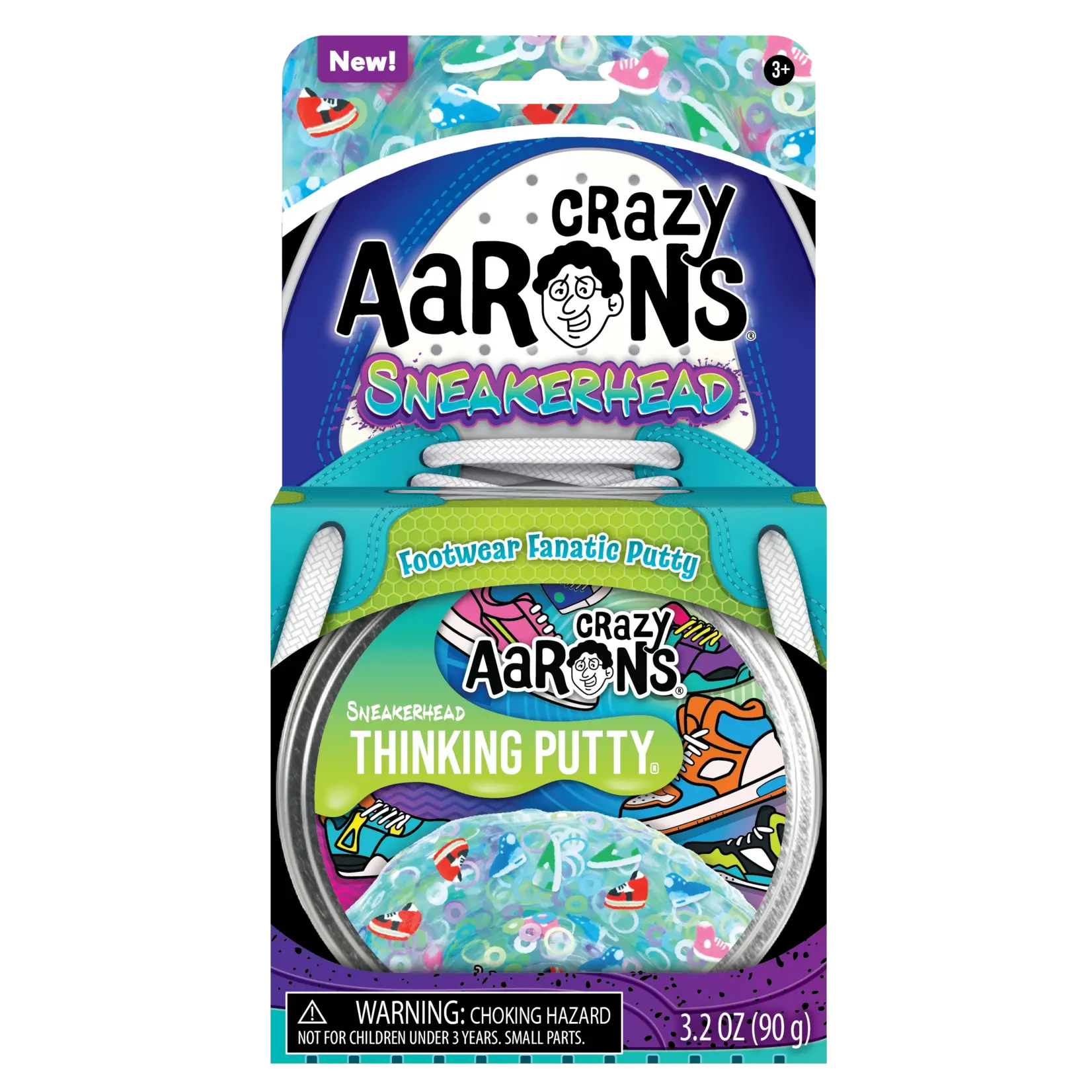Crazy Aarons Full Size 4" Thinking Putty Tin Sneakerhead