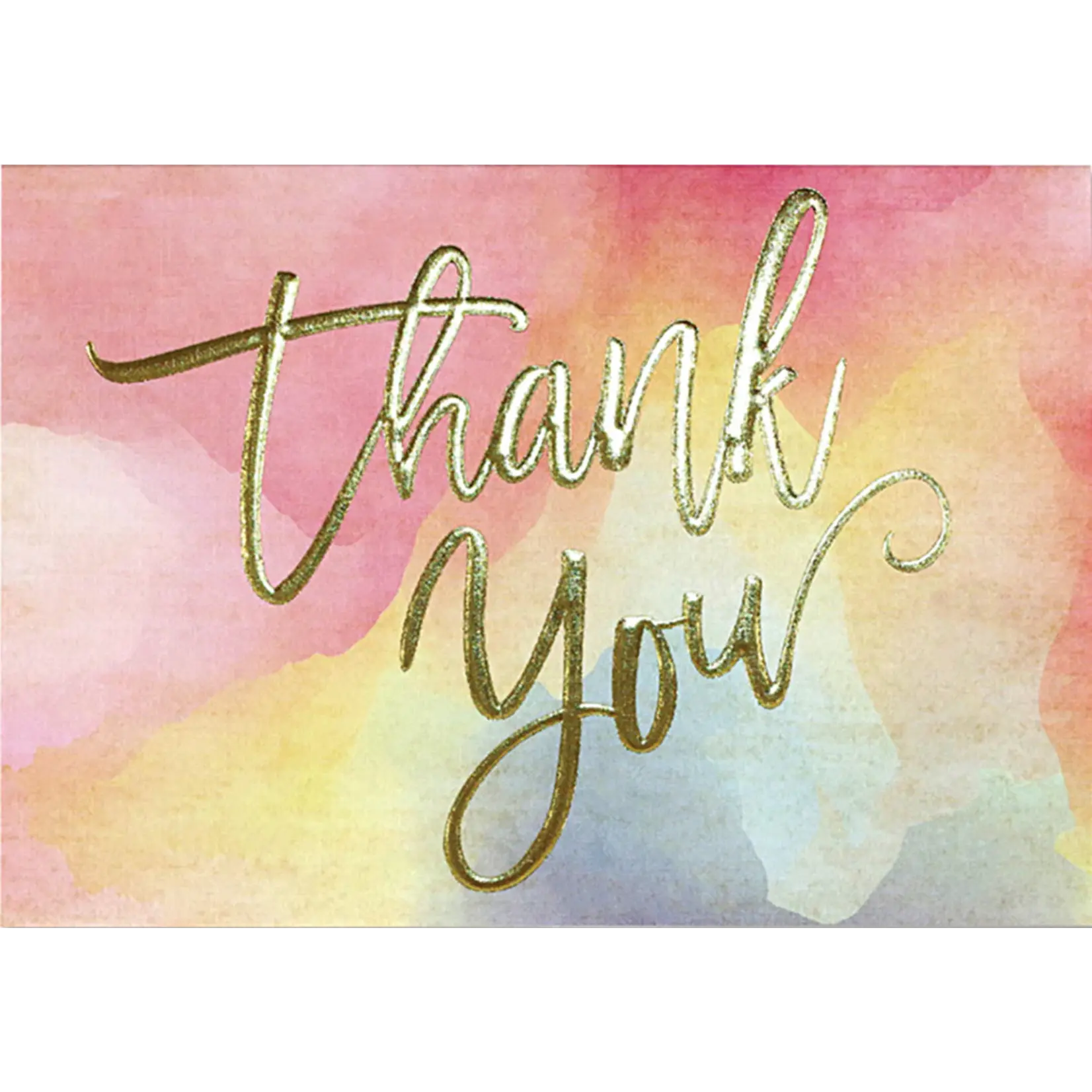 Peter Pauper Press Thank You Notes Watercolor Sunset