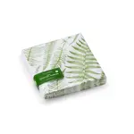 Two's Company Fern 3-Ply Paper Cocktail Napkin