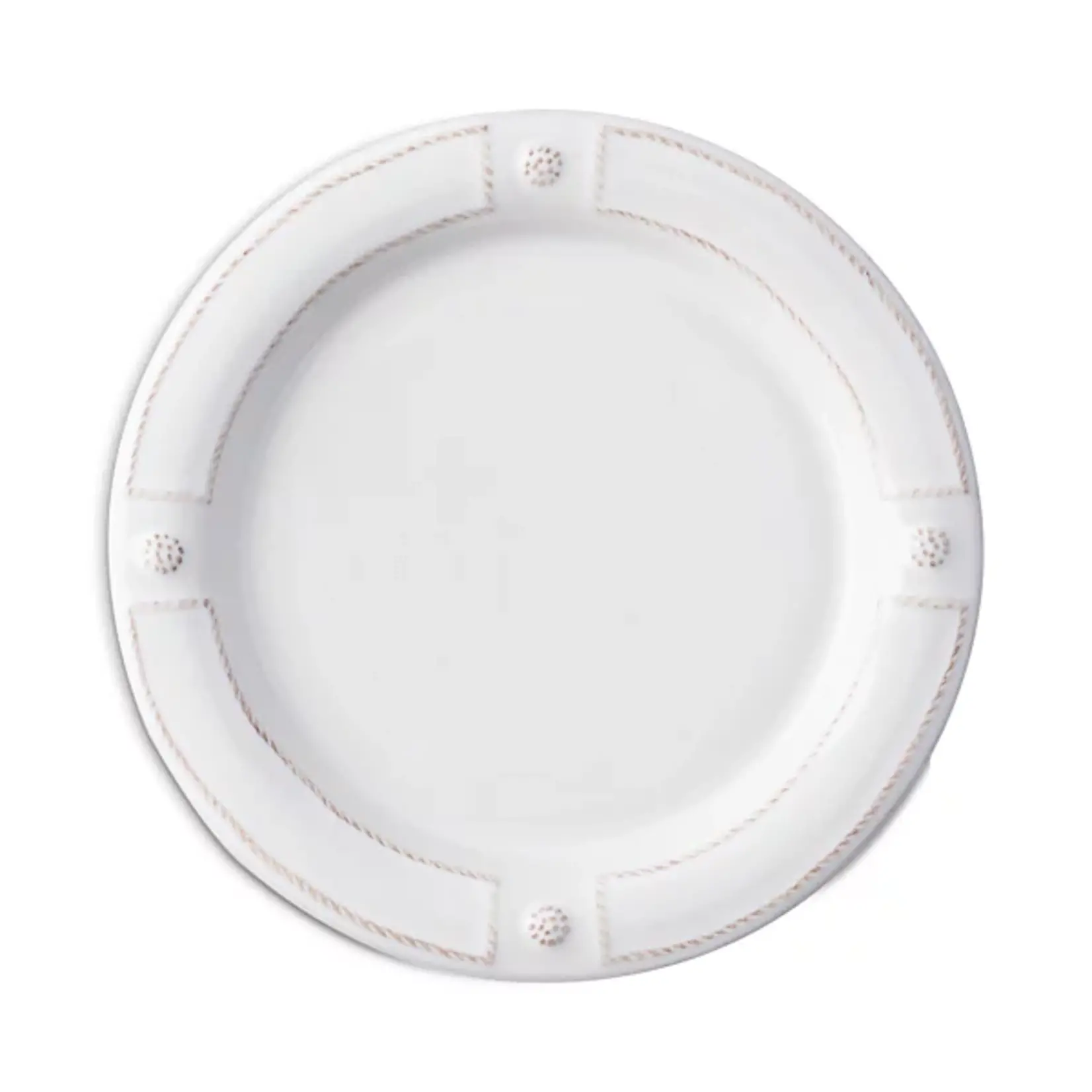 Juliska Berry & Thread French Panel Whitewash Dinner Plate