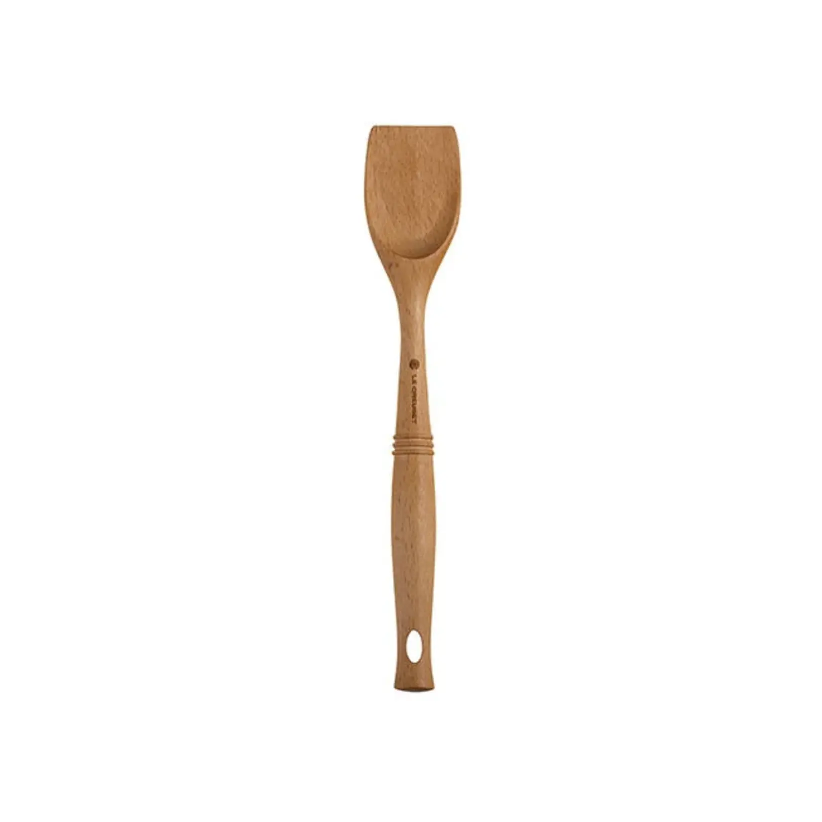 Le Creuset Revolution Wood Spoon Scraping