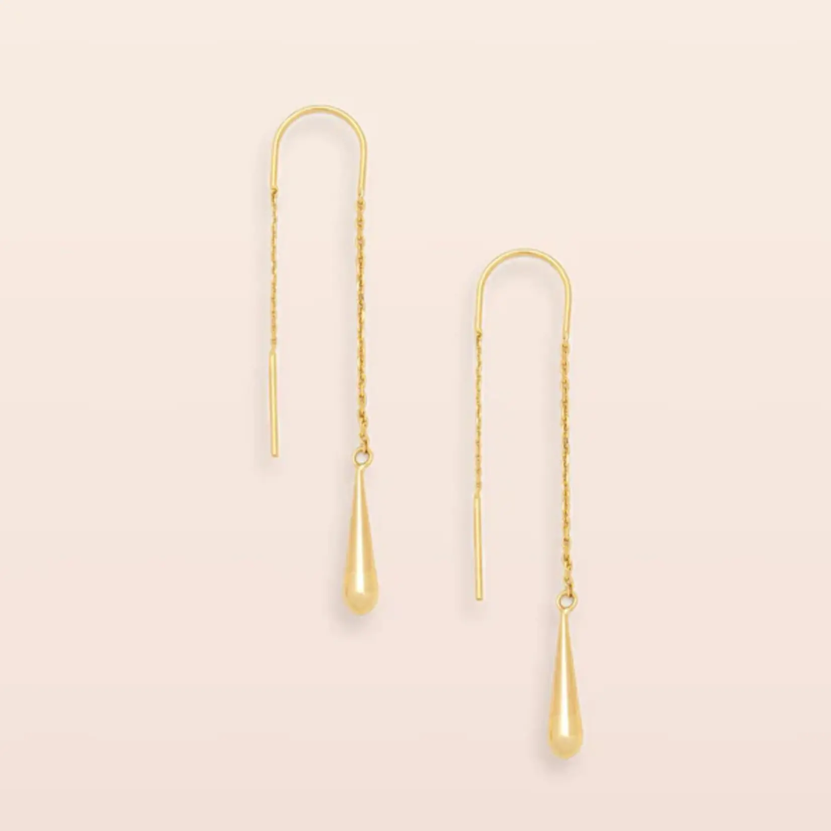 Scout Jewerly Refined Earring Collection - Teardrop Threader/G
