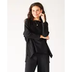 Mersea Catalina Slub Tee Black O/S