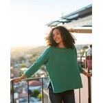 Mersea Catalina Slub Tee Grove Green O/S