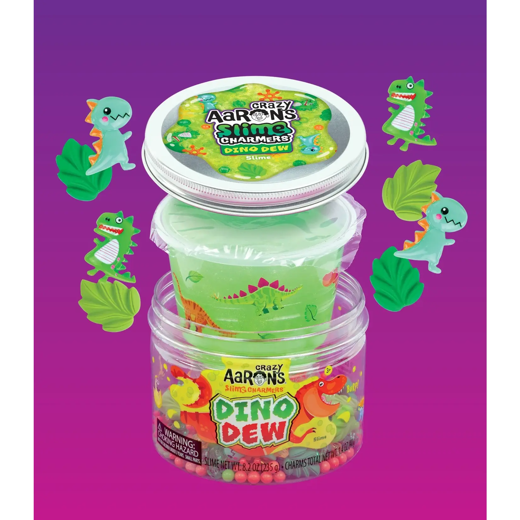 Crazy Aarons Slime Charmers Dino Dew