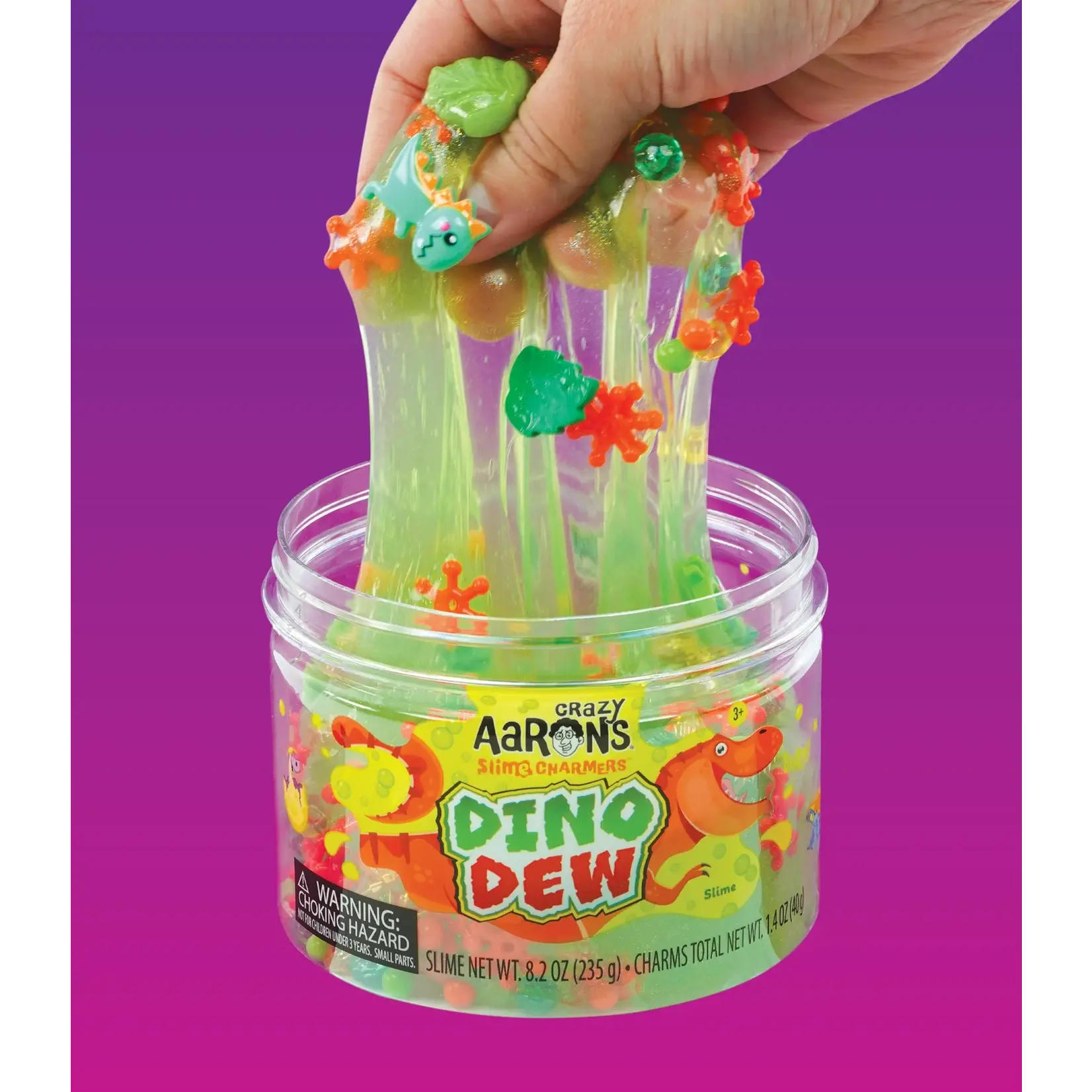 Crazy Aarons Slime Charmers Dino Dew