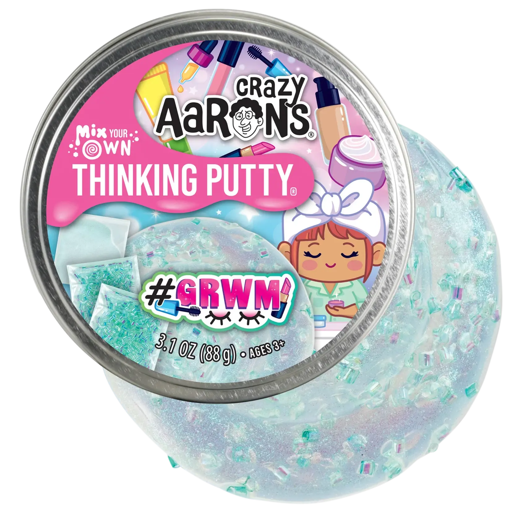 Crazy Aarons Mix It Full Size 4" Thinking Putty #GRWM