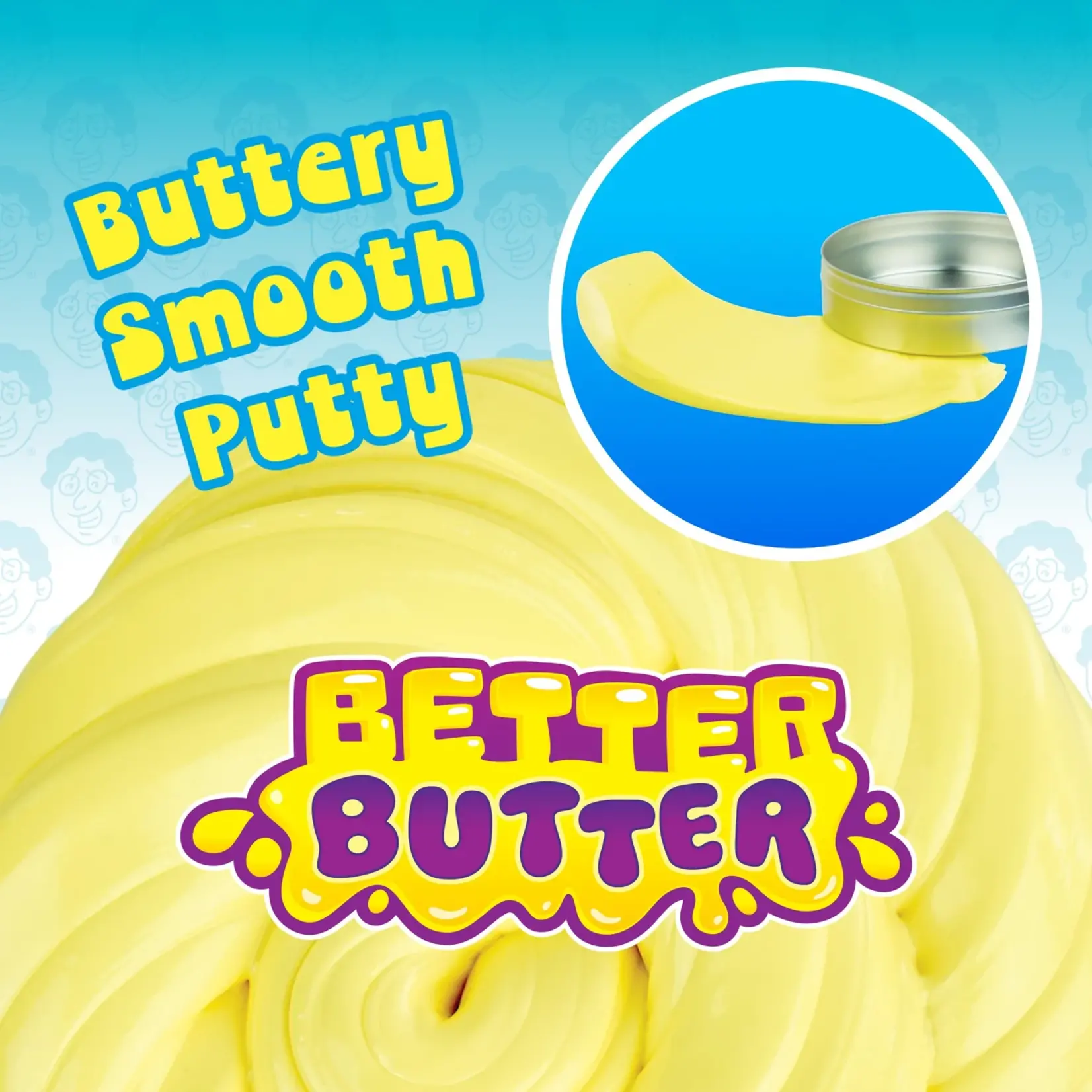 Crazy Aarons Full Size 4" Thinking Putty Tin Better Butter