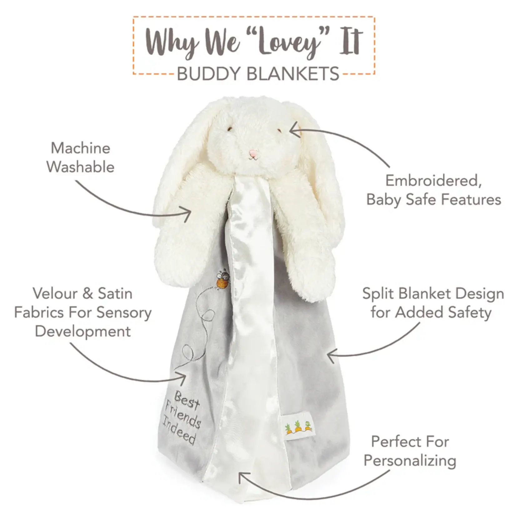 Bunnies By The Bay Bloom Buddy Blanket