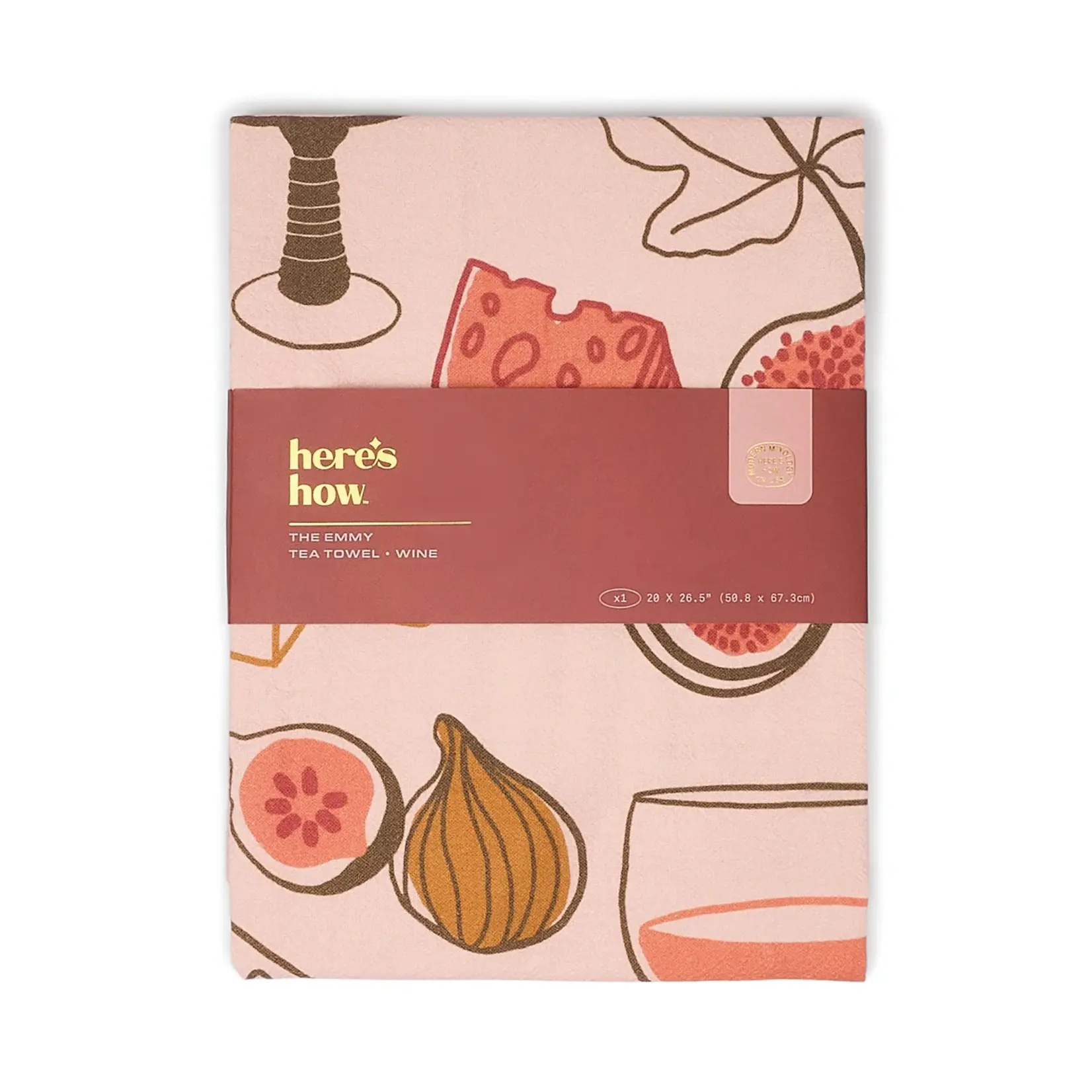 Here's How The Emmy Tea Towel WINE