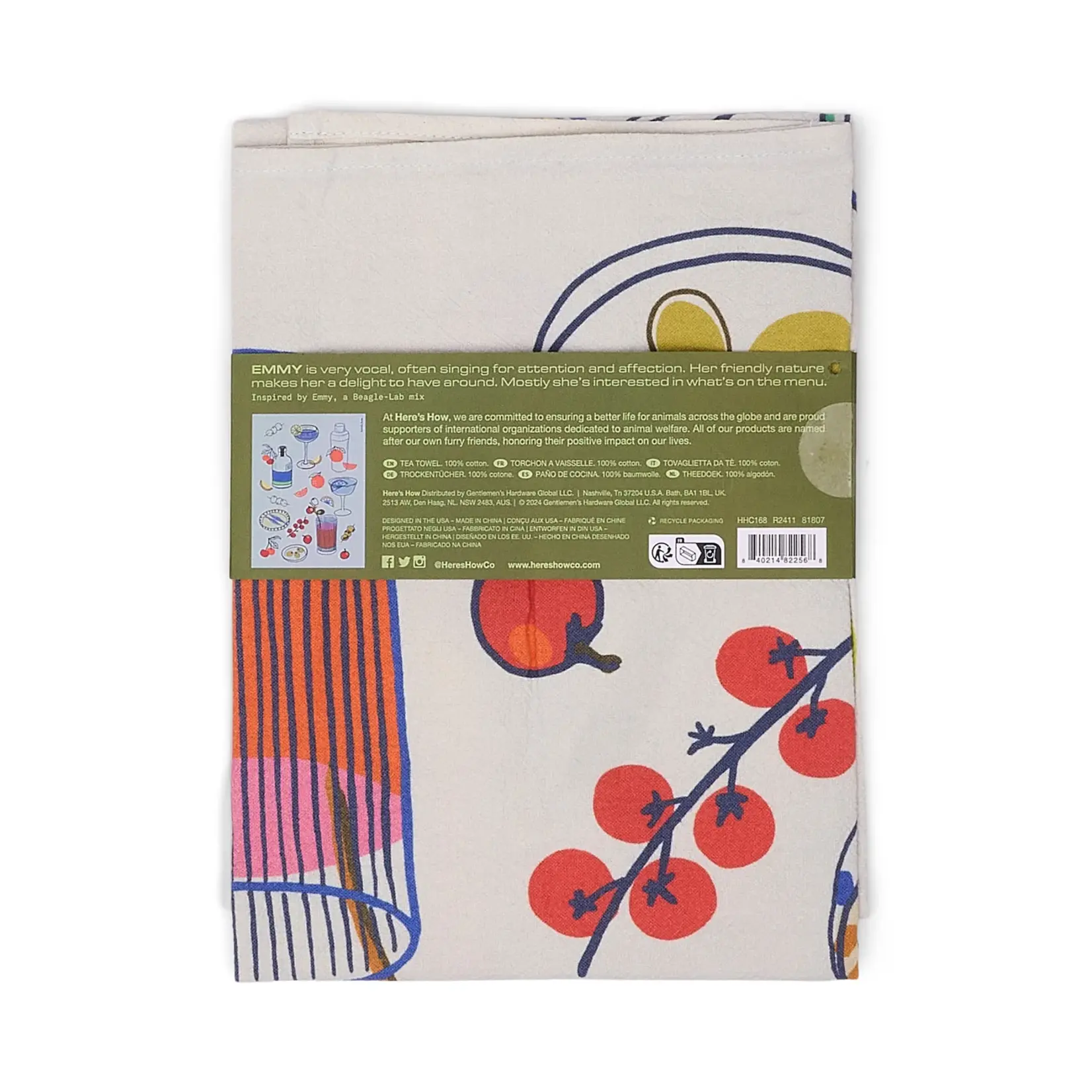 Here's How The Emmy Tea Towel COCKTAILS