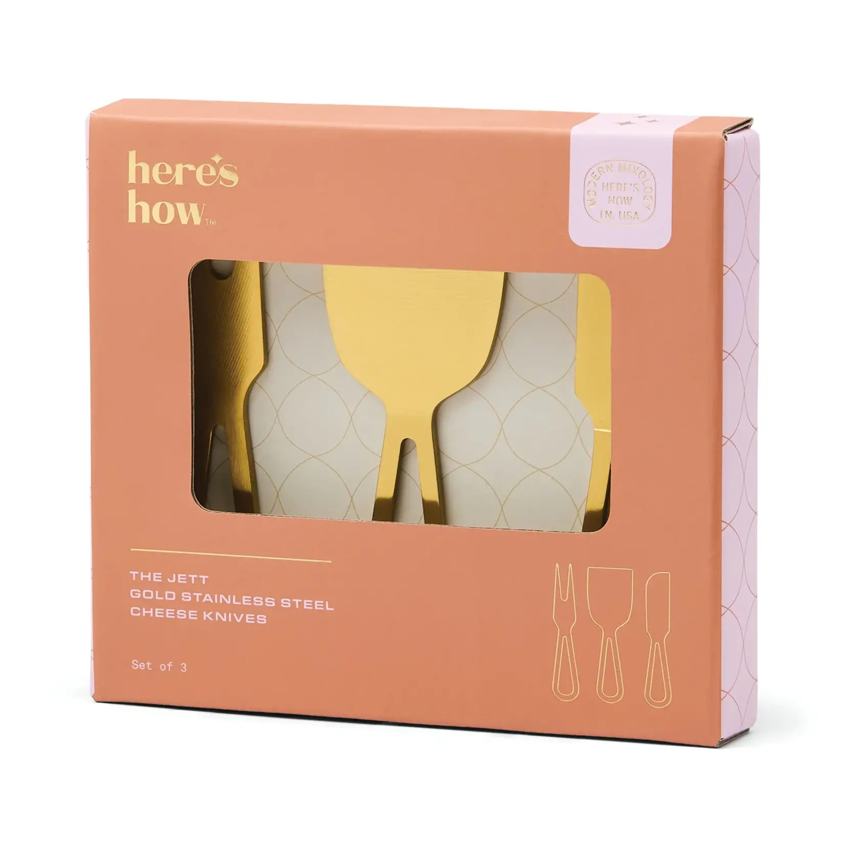 Here's How The Jett Cheese Knife Set SET OF 3