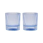 Here's How The Scout Lowball Glass - Blue SET OF 2 IN BLUE