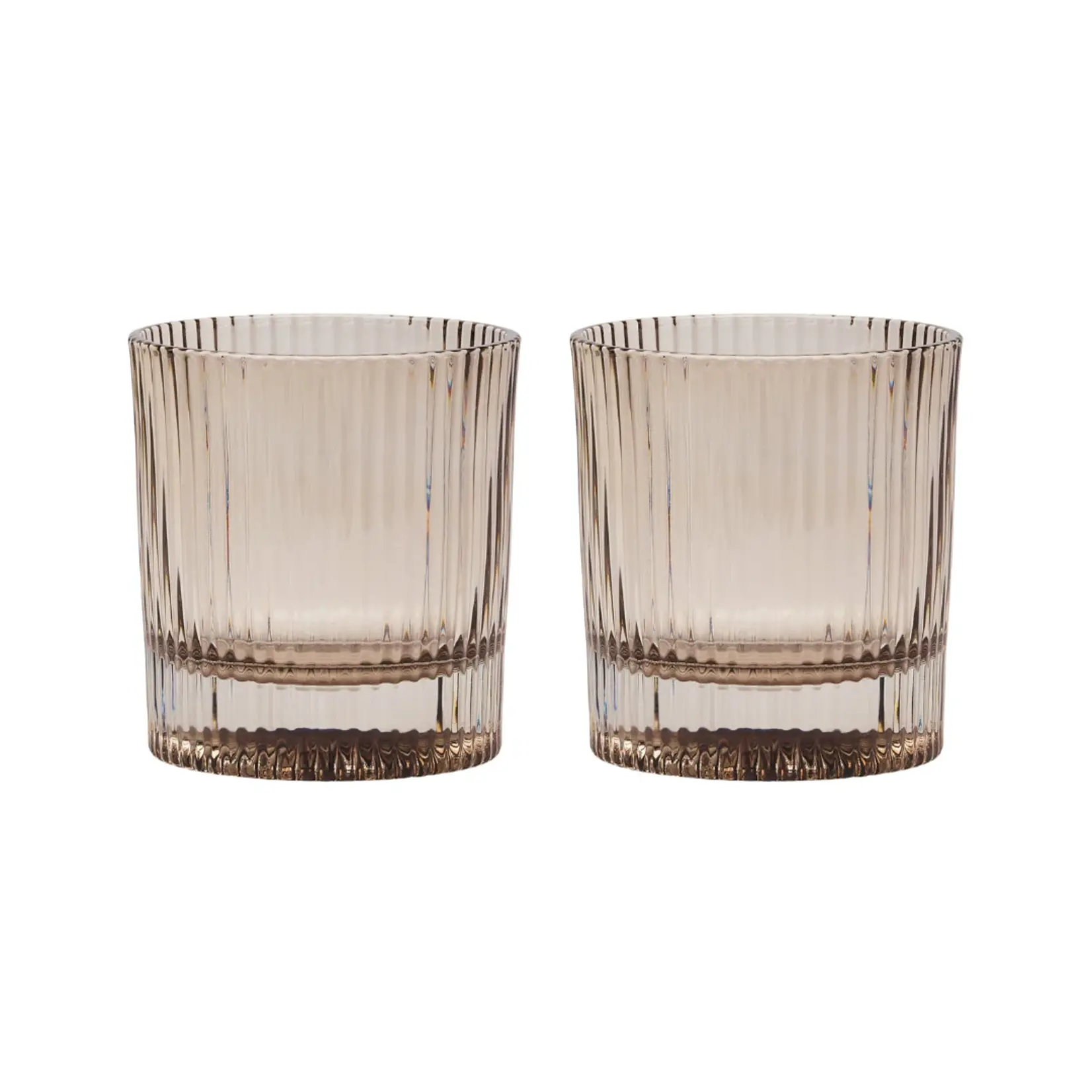 Here's How The Scout Lowball Glass - Smoke SET OF 2 IN SMOKE