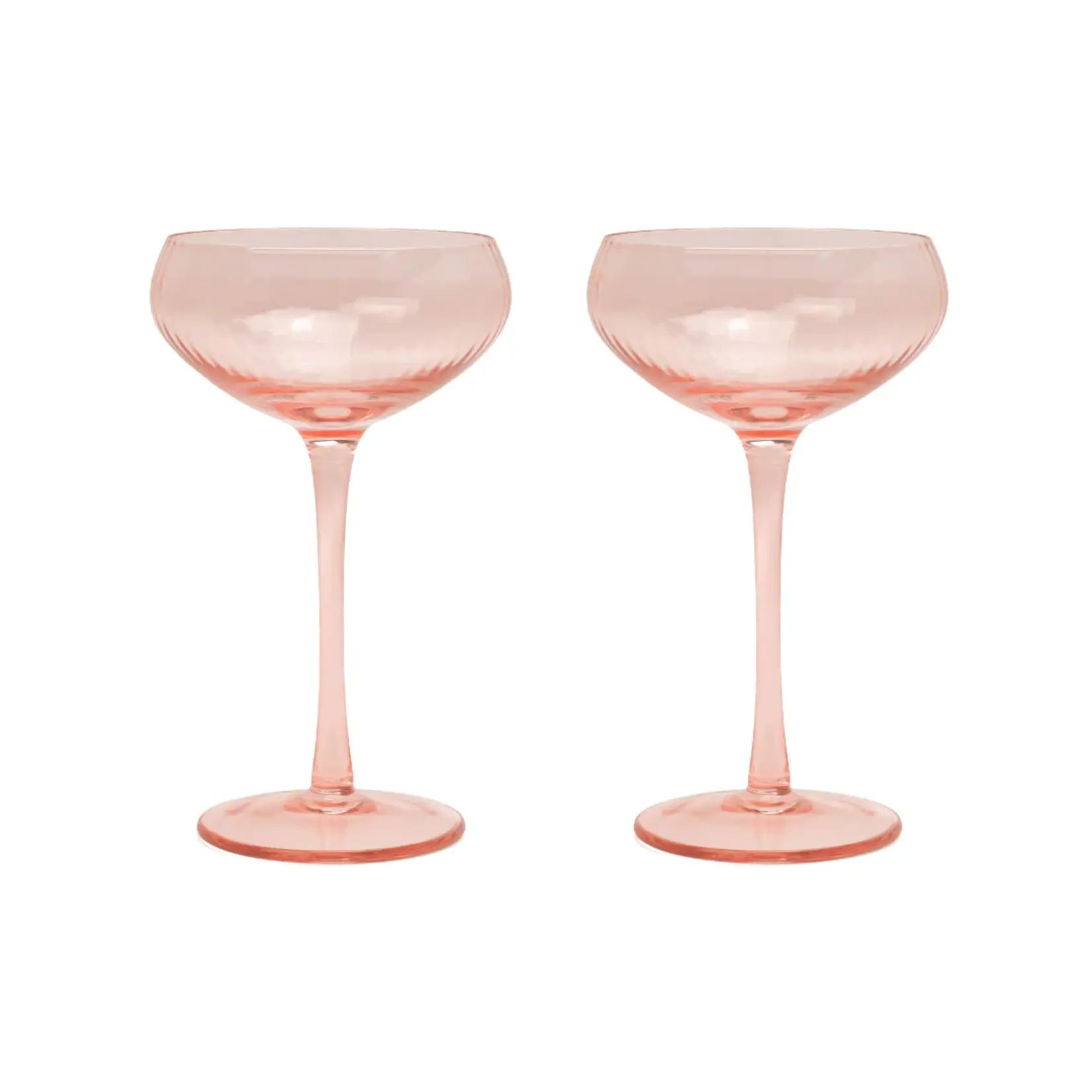 Here's How The Romy Wine Glasses SET OF 2 IN BLUSH