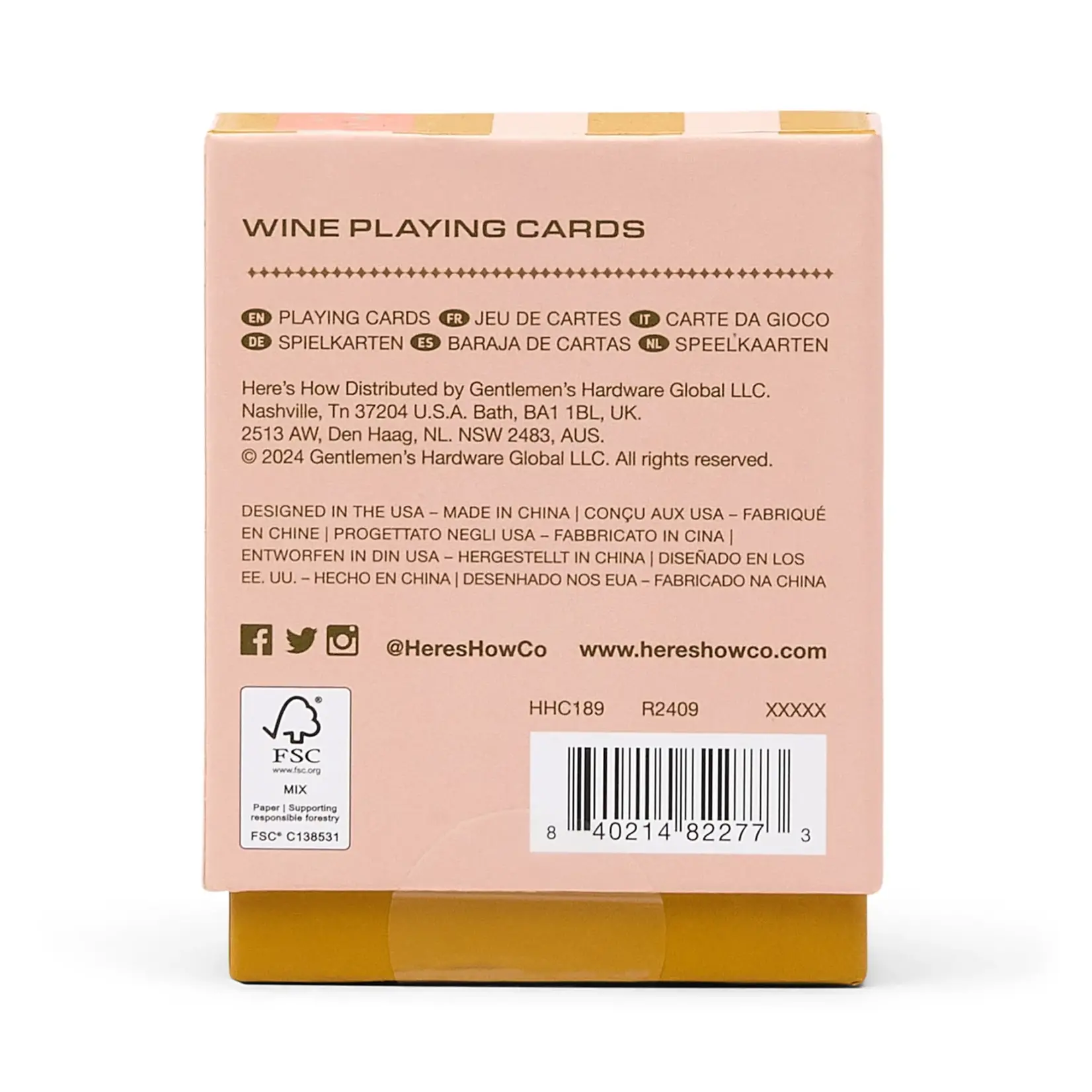 Here's How Wine Playing Cards