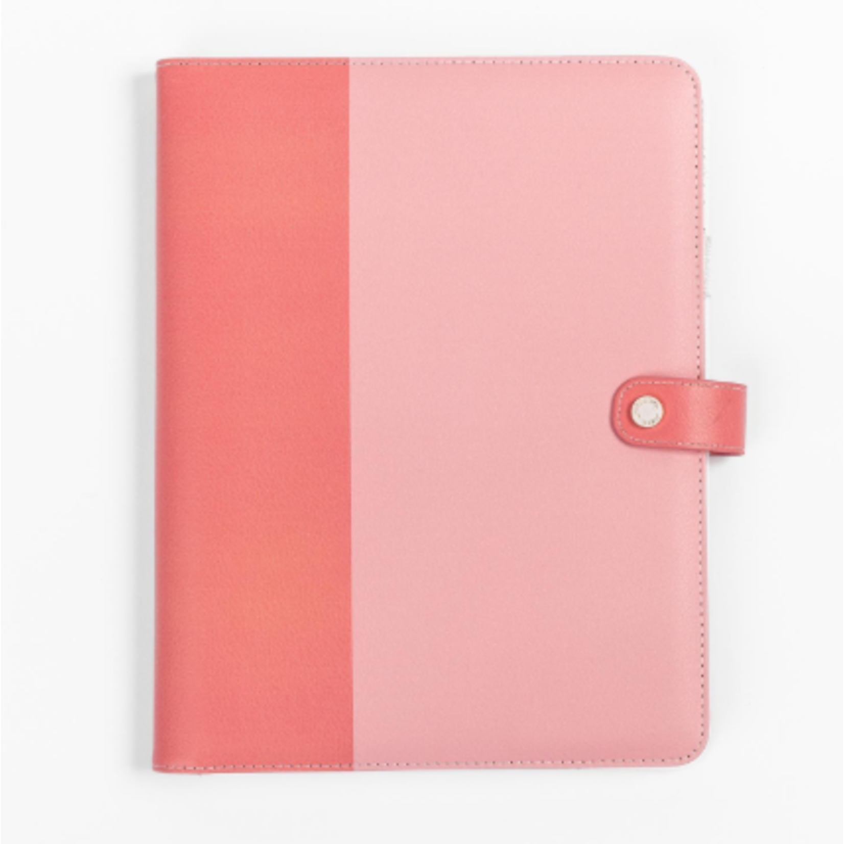 Mary Square Folio Large Pink Colorblock Planner