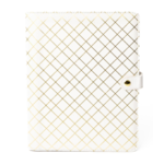 Mary Square Folio Large Gold Grid Planner