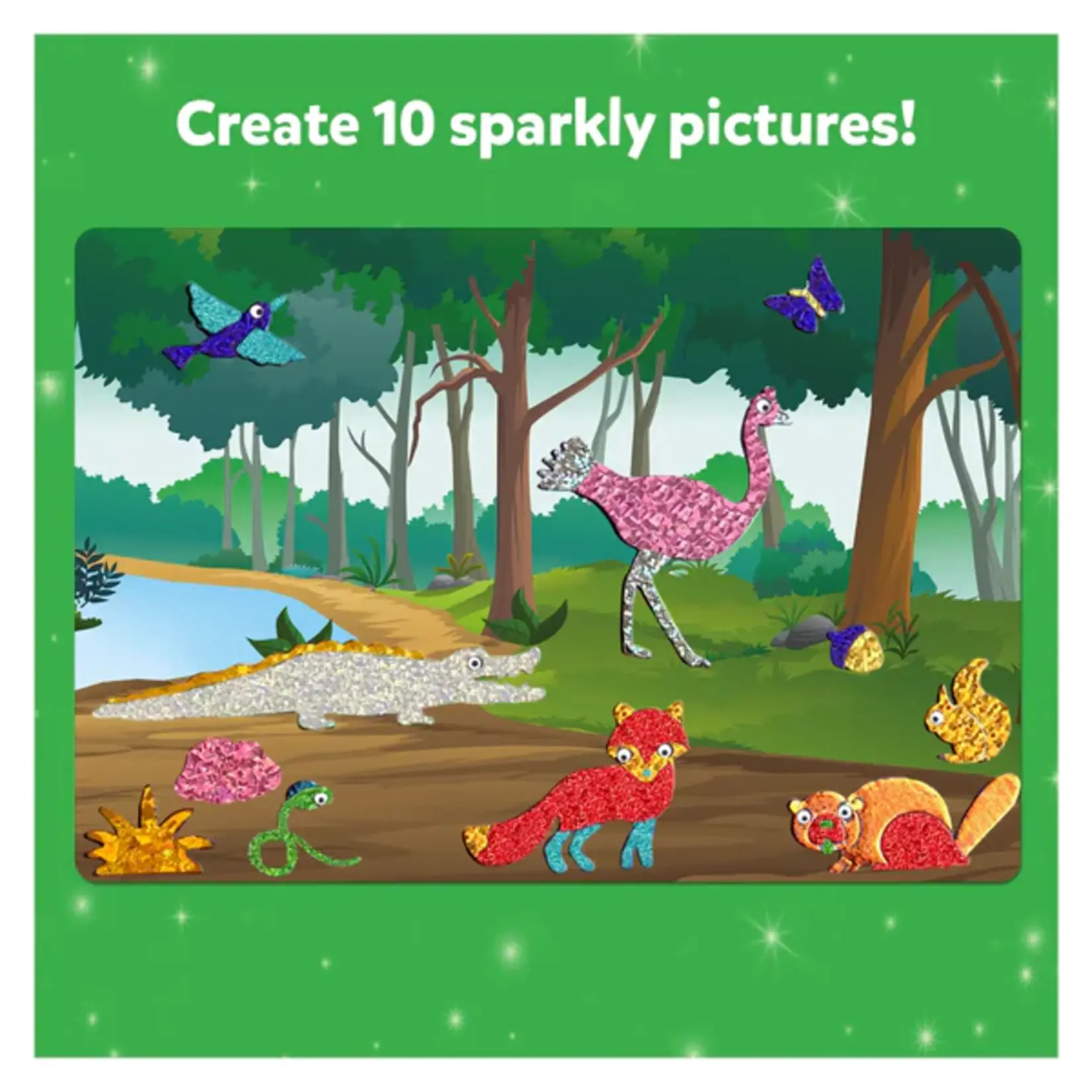 Skillmatics Foil Fun No Mess Art Kit: World of Animals