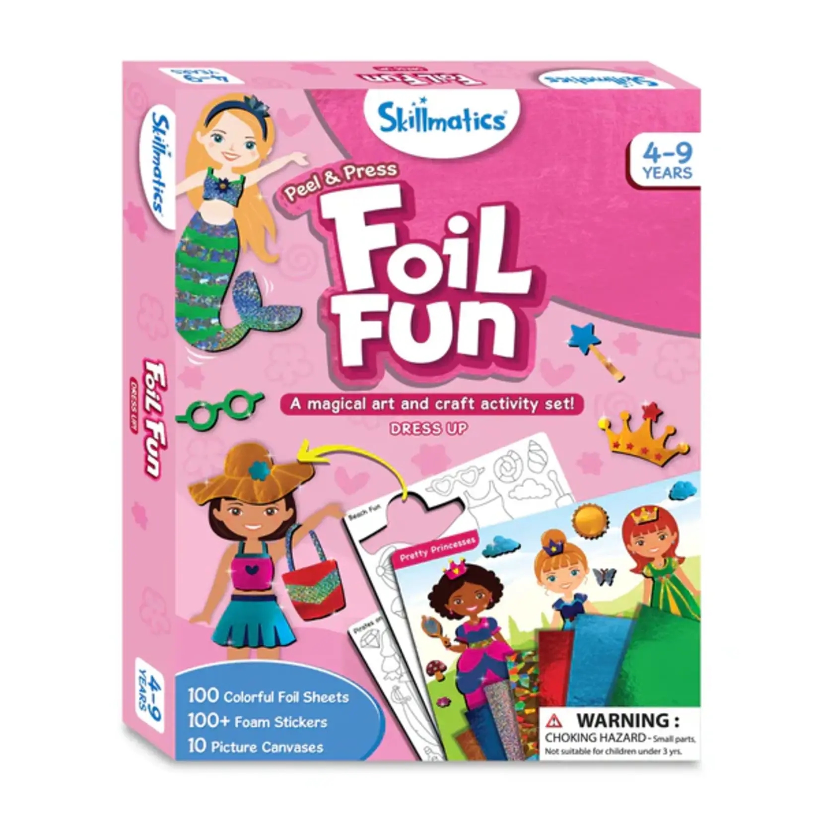 Skillmatics Foil Fun No Mess Art Kit: Dress Up