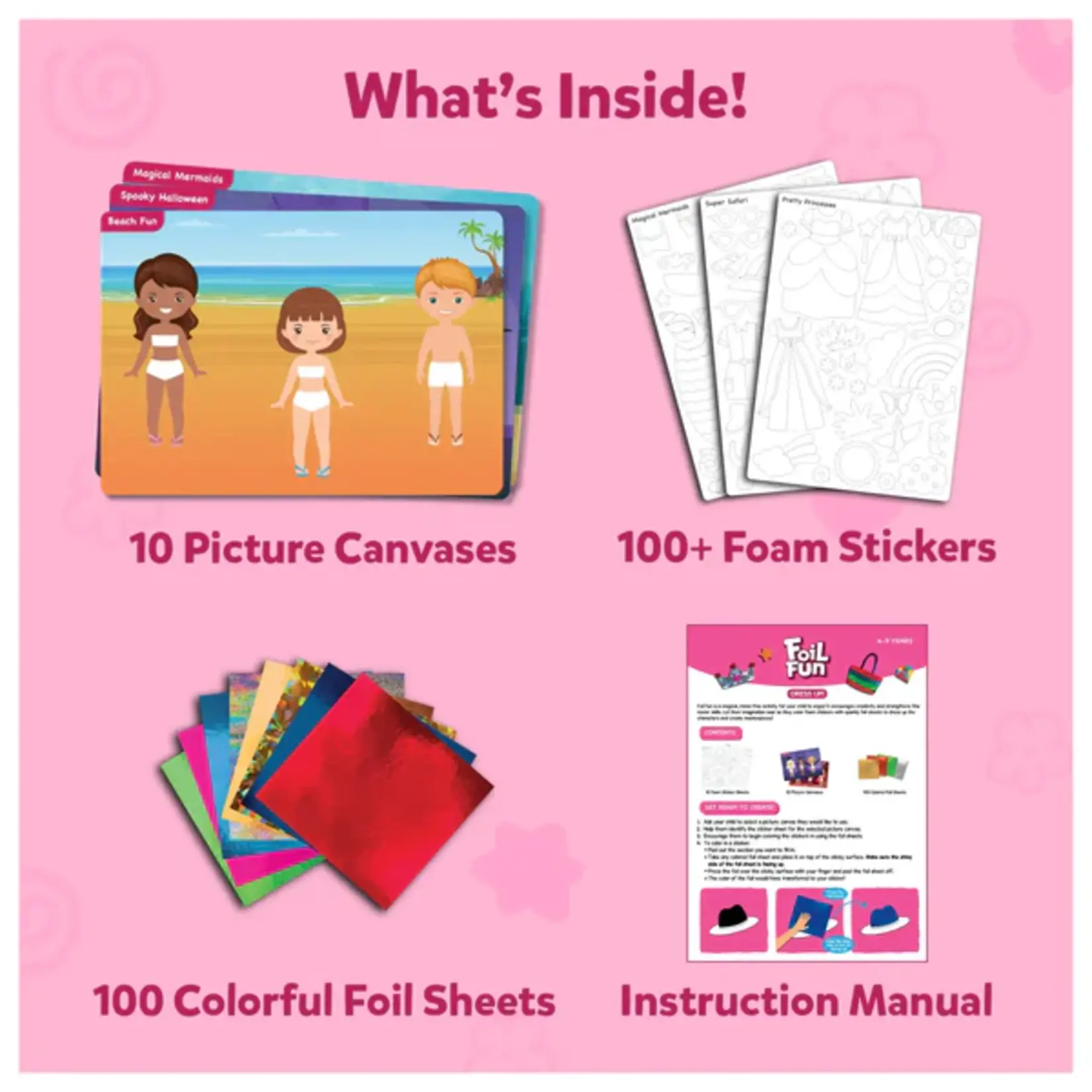 Skillmatics Foil Fun No Mess Art Kit: Dress Up