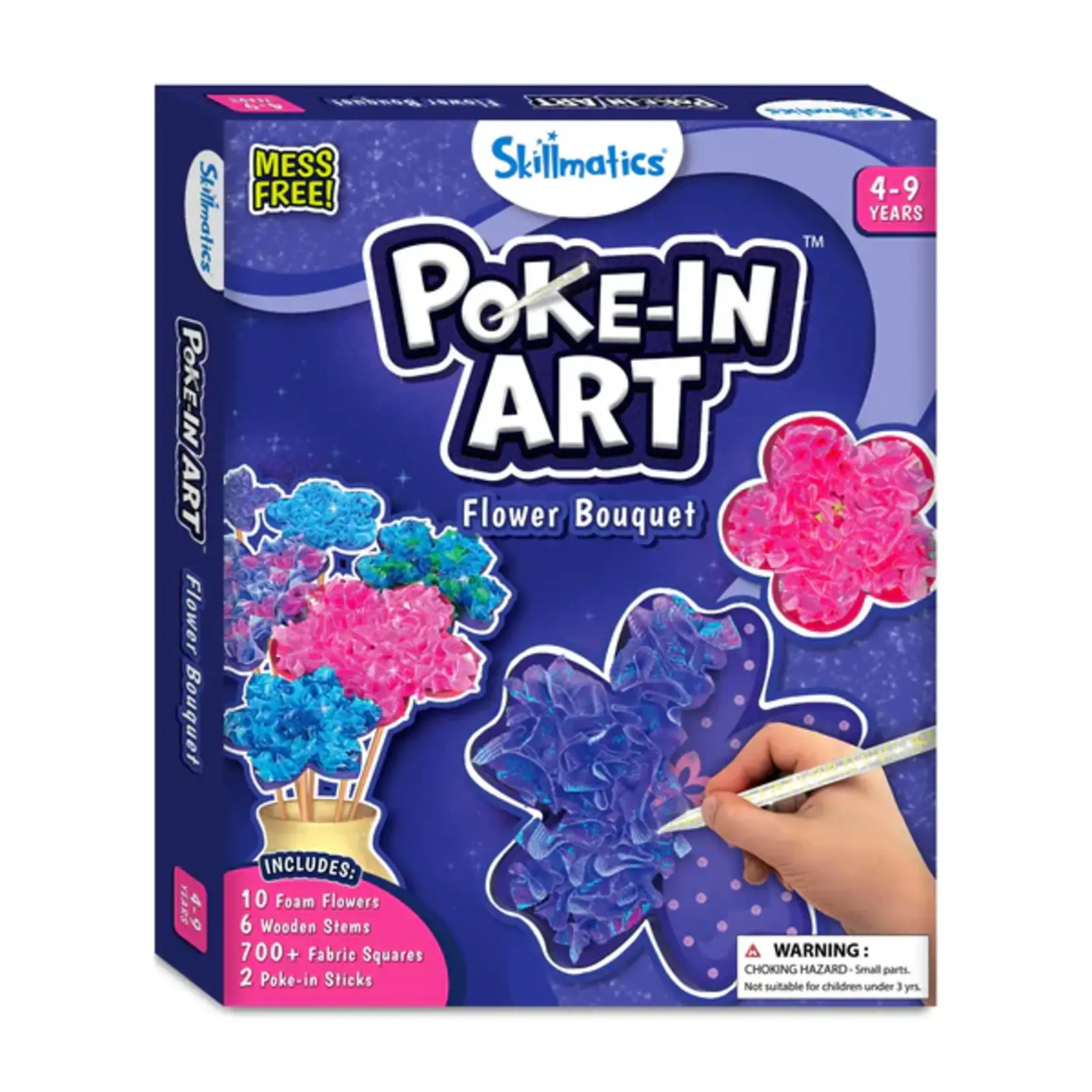 Skillmatics Poke In Art No Mess Art Kit: Flower Bouquet