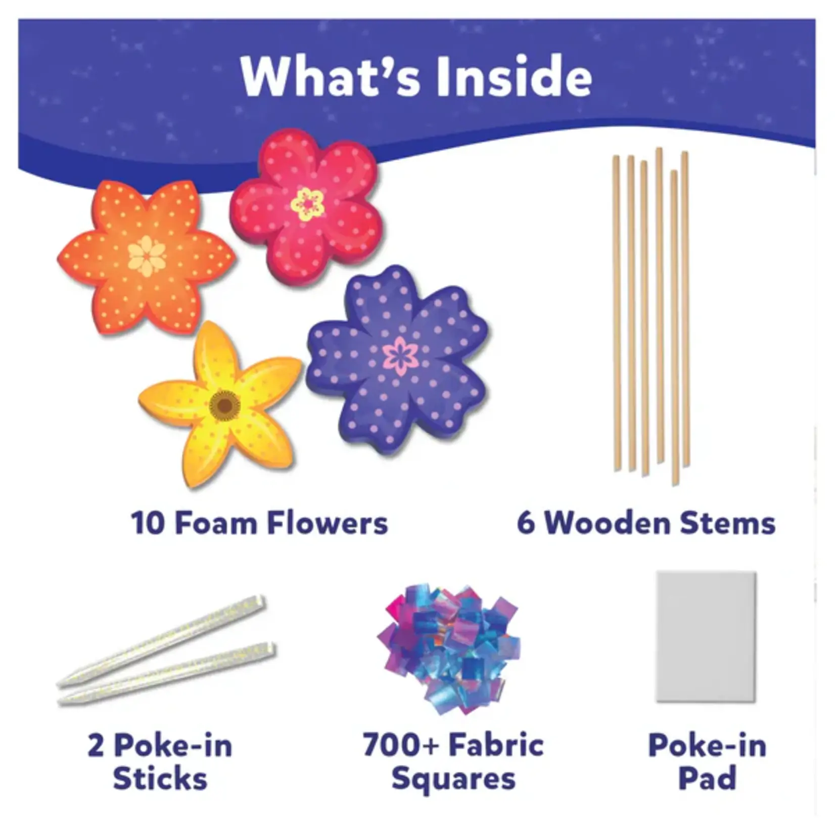 Skillmatics Poke In Art No Mess Art Kit: Flower Bouquet
