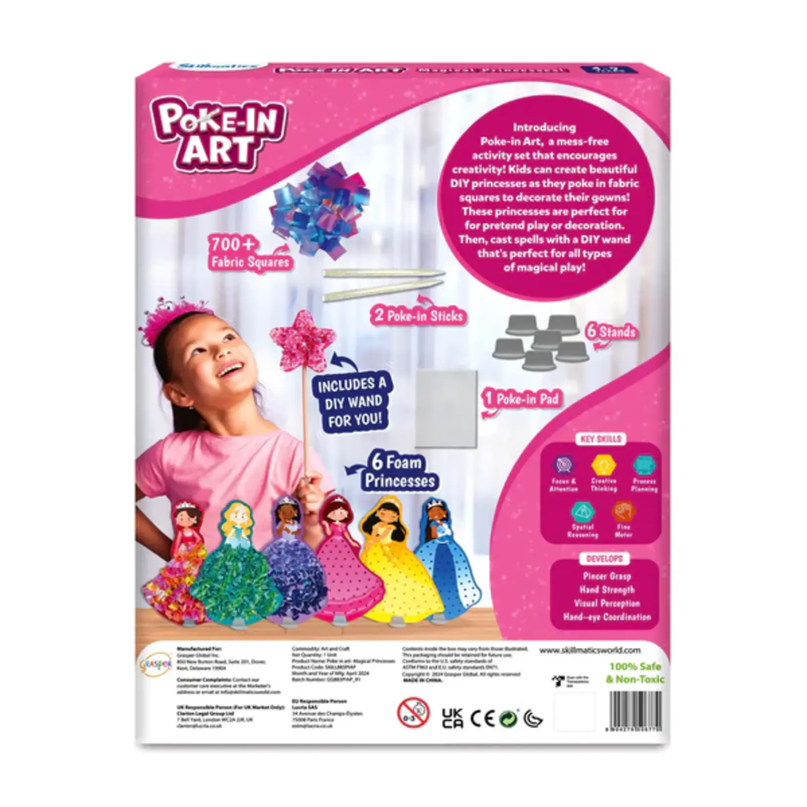 Skillmatics Poke In Art No Mess Art Kit: Princesses