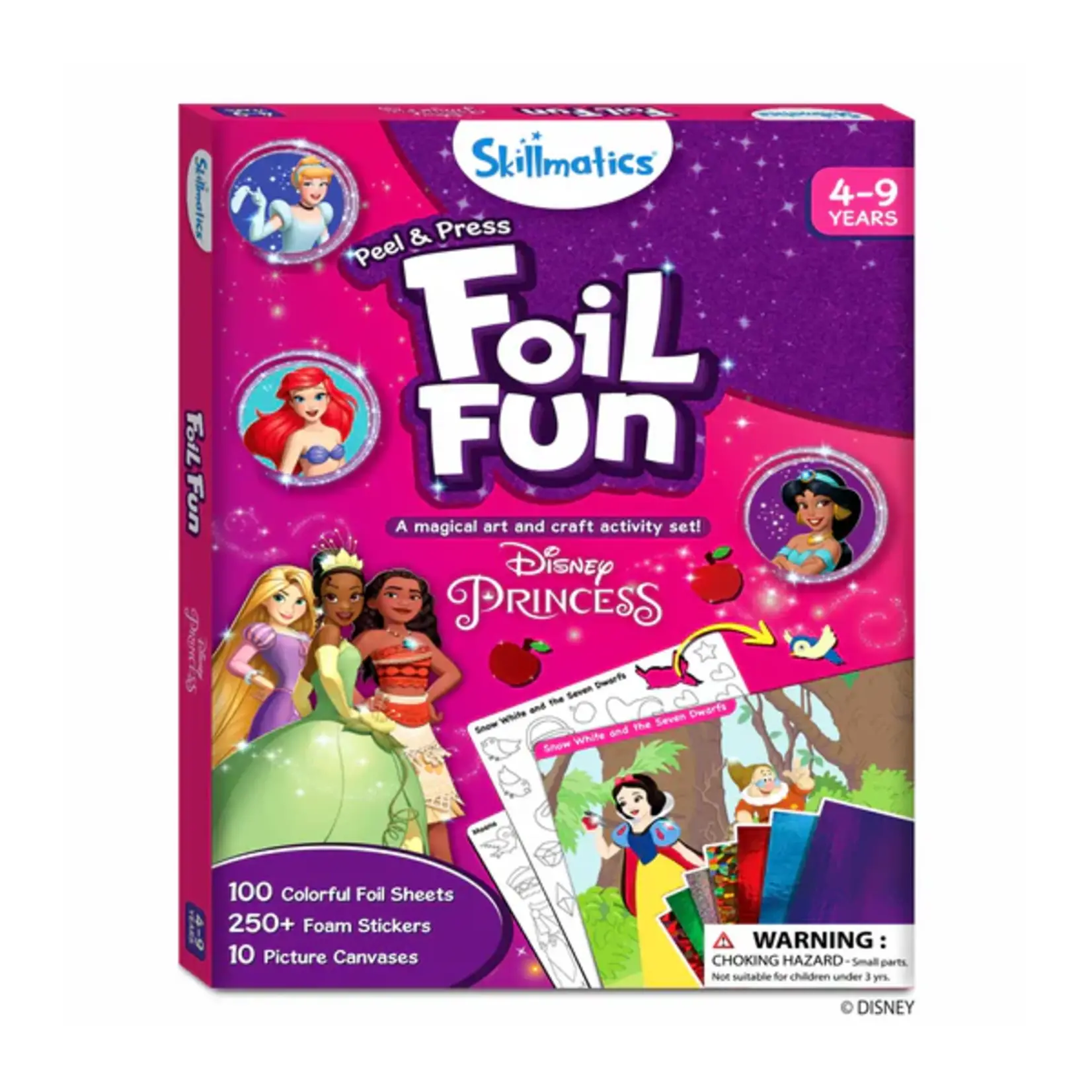 Skillmatics Foil Fun No Mess Art Kit: Disney Princess