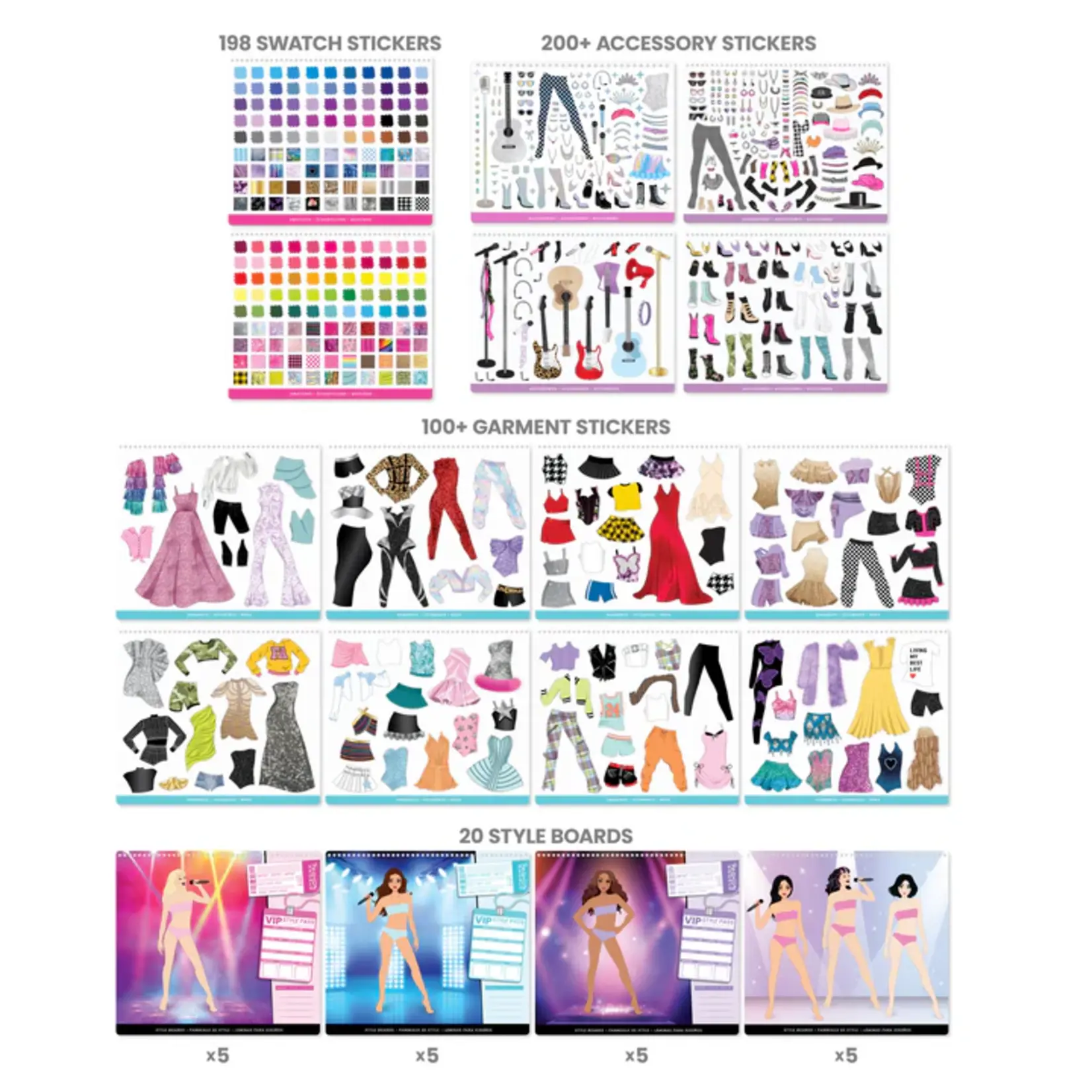 Fashion Angels LIVE! IN CONCERT! STICKER STYLIST