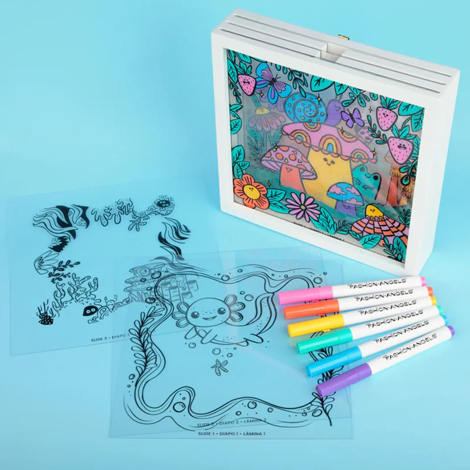 Fashion Angels MAKE A SCENE AXOLOTL SHADOW BOX KIT