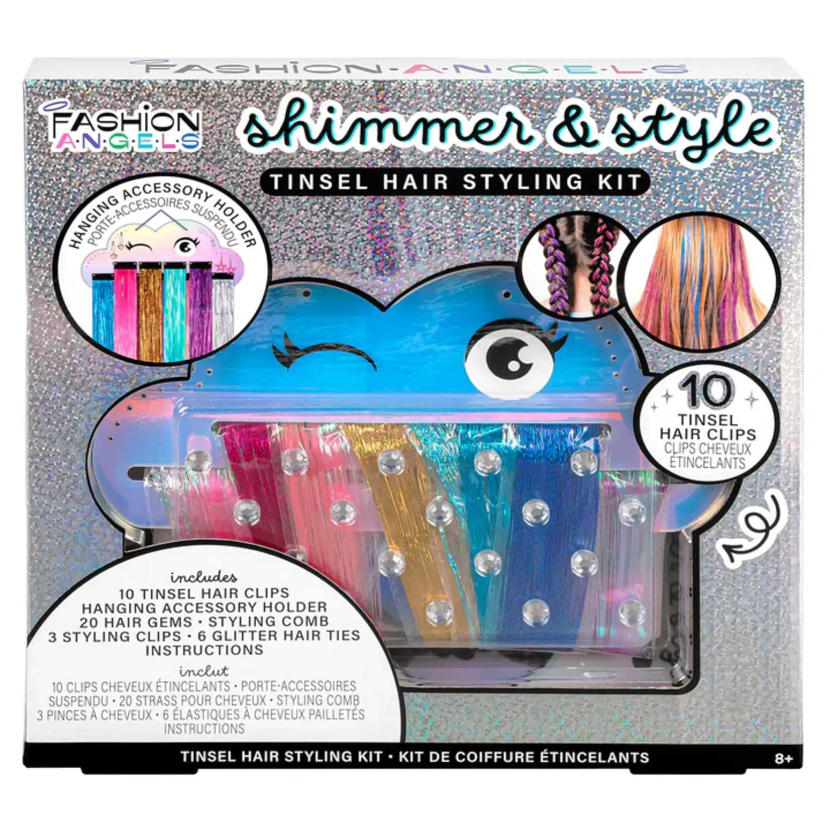 Fashion Angels SHIMMER & SHINE TINSEL HAIR PLAY KIT