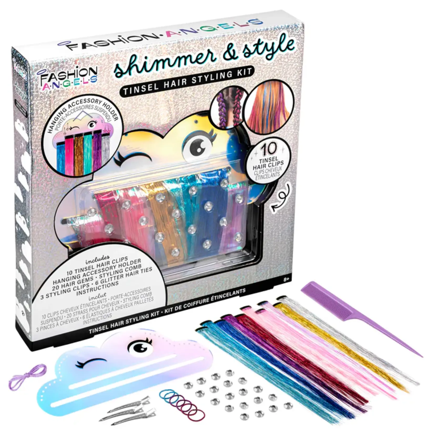 Fashion Angels SHIMMER & SHINE TINSEL HAIR PLAY KIT
