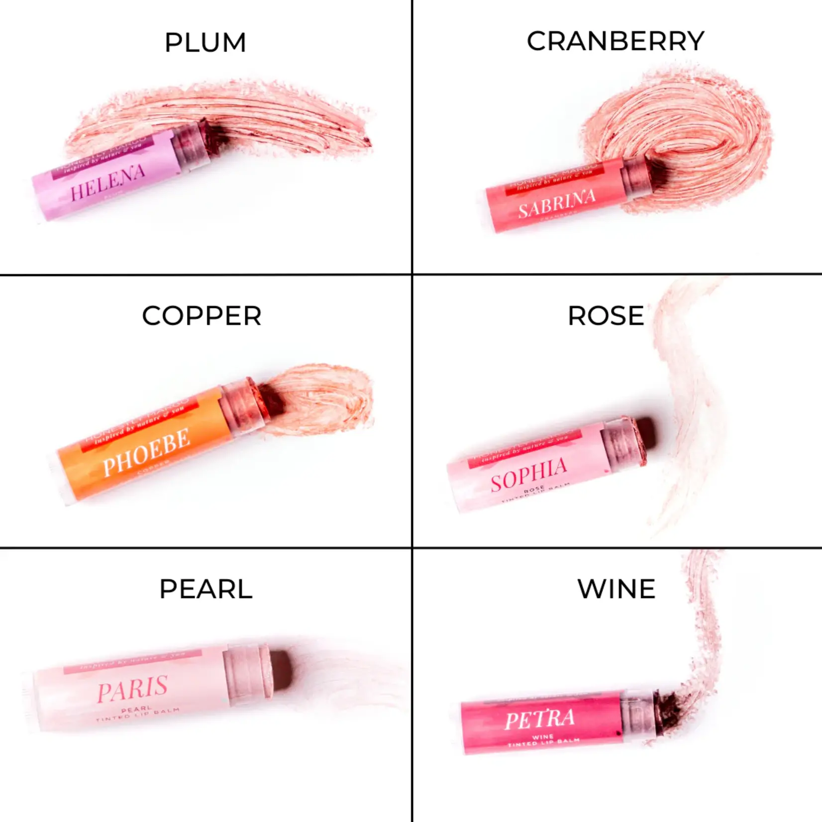 Honestly Margo Tinted Lip Balm Cranberry Sabrina