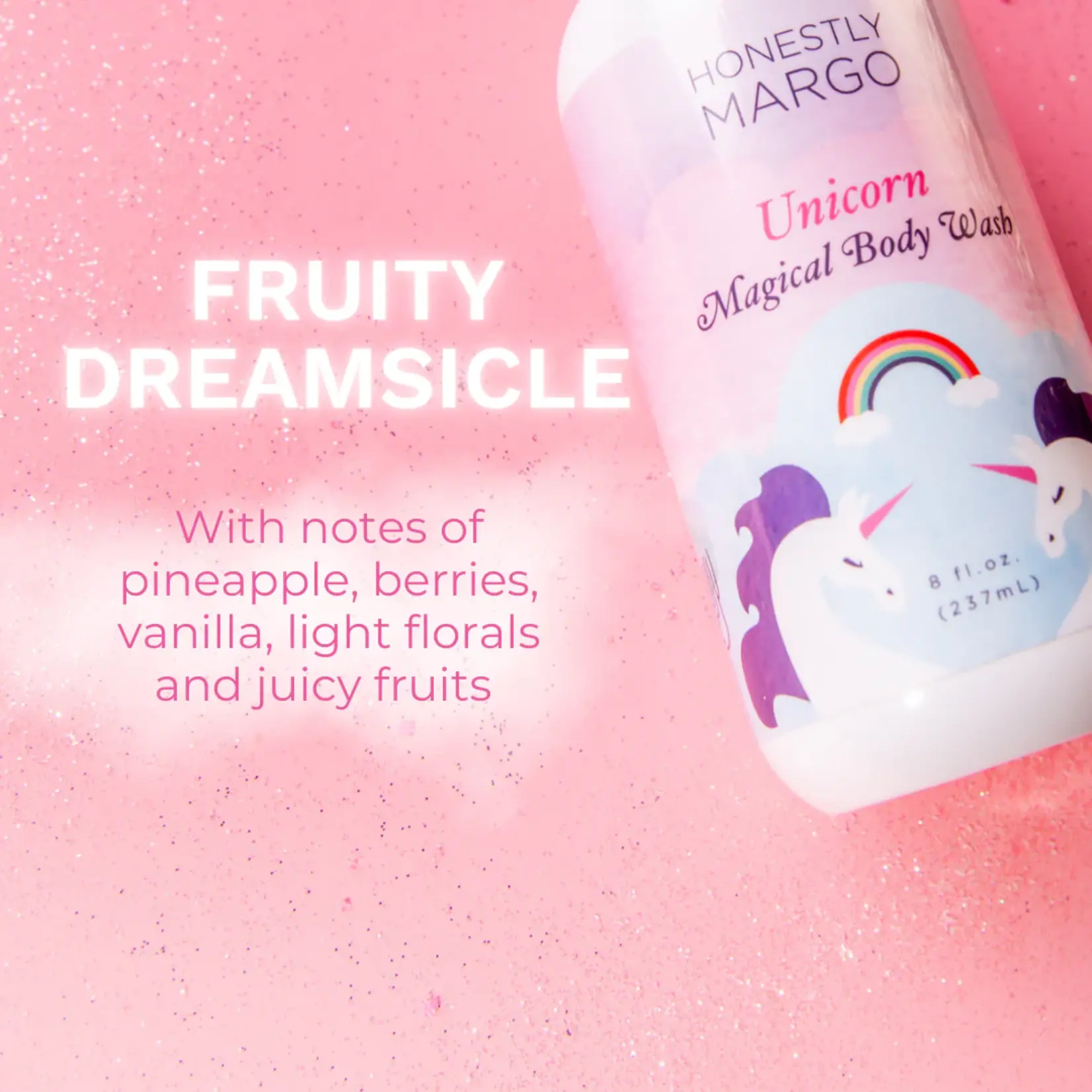 Honestly Margo Unicorn Fruity Dreamsicle Magical Body Wash