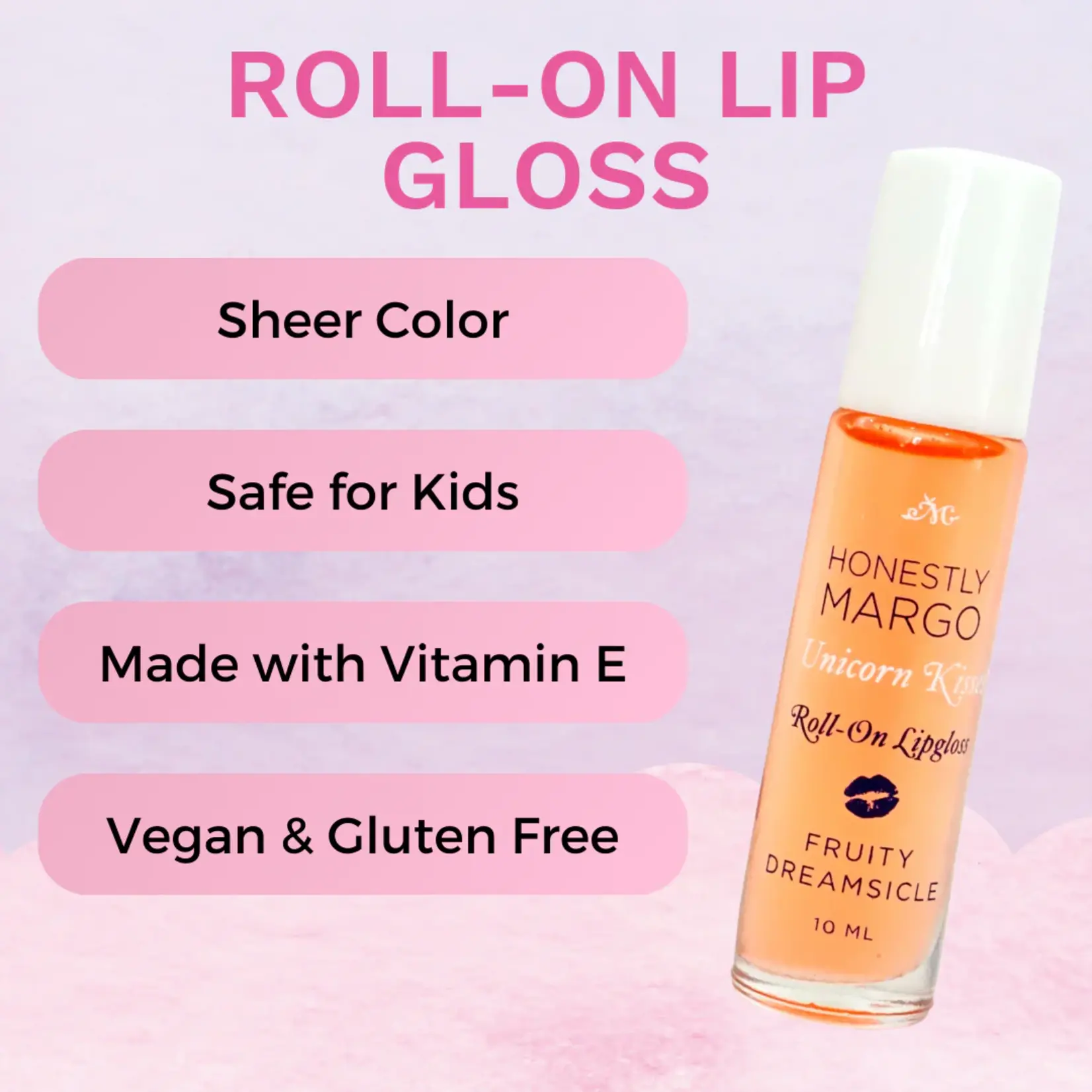 Honestly Margo Unicorn Kisses Roll-on Lipgloss